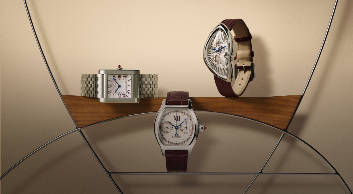 Cartier Privé 2026 Crash Skeleton Tank Normale and Tortue watches