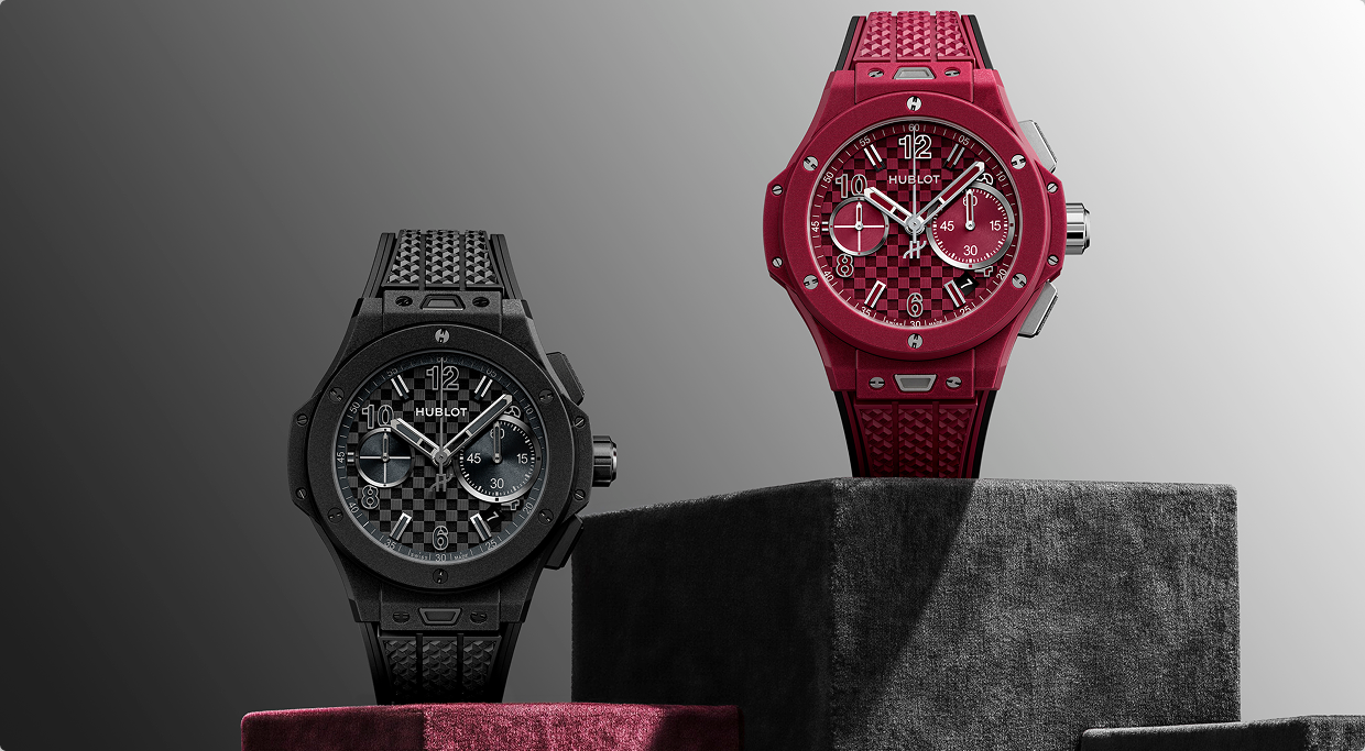 Hublot Big Bang Original Soft Touch All Black and All Red watches