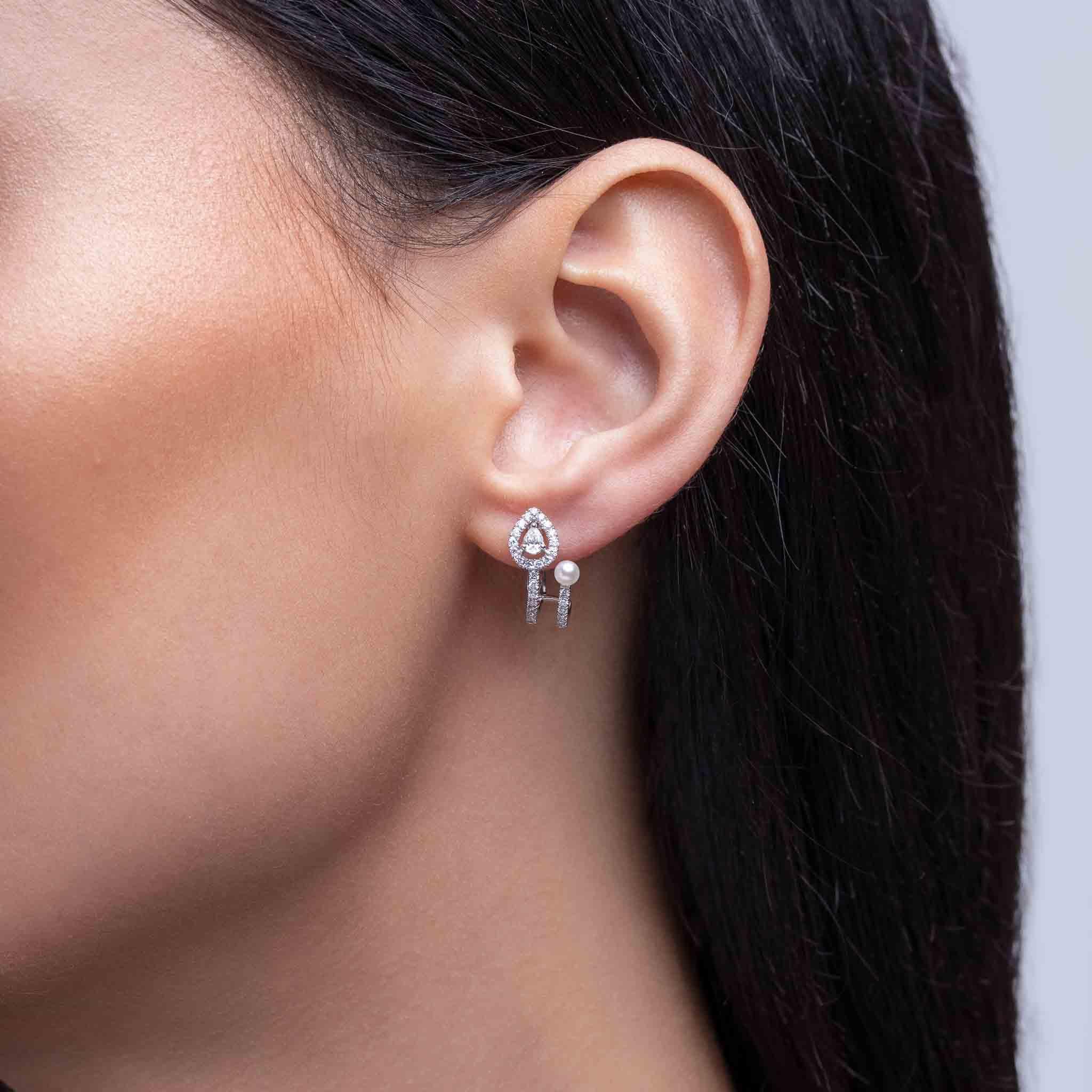 baby-glitz-18k-gold-akoya-pearl-and-pear-cut-halo-diamond-hoop-earrings