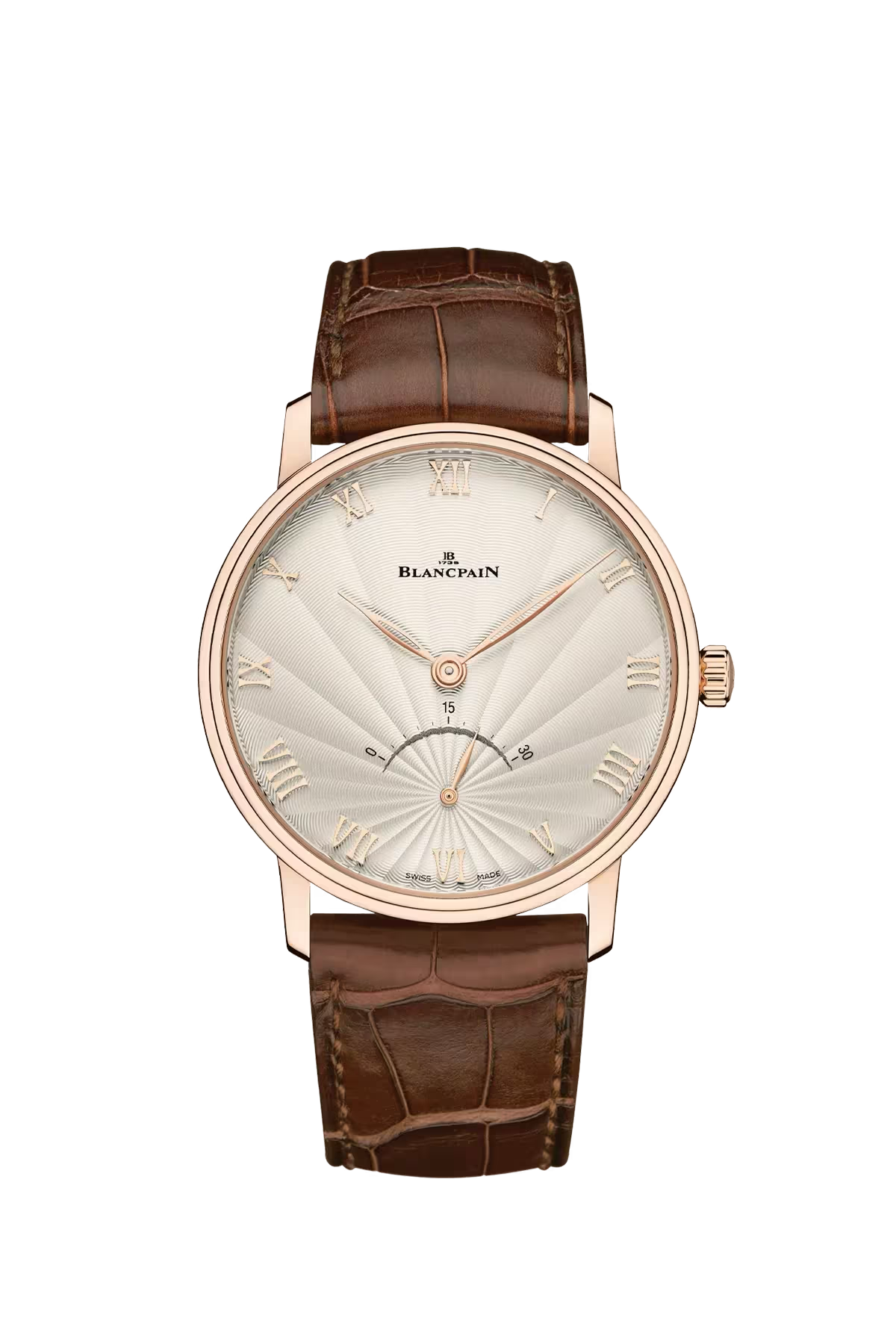 Blancpain Villeret Ultraplate 40 mm with red gold case and opaline dial, reference 6653-3642-55B