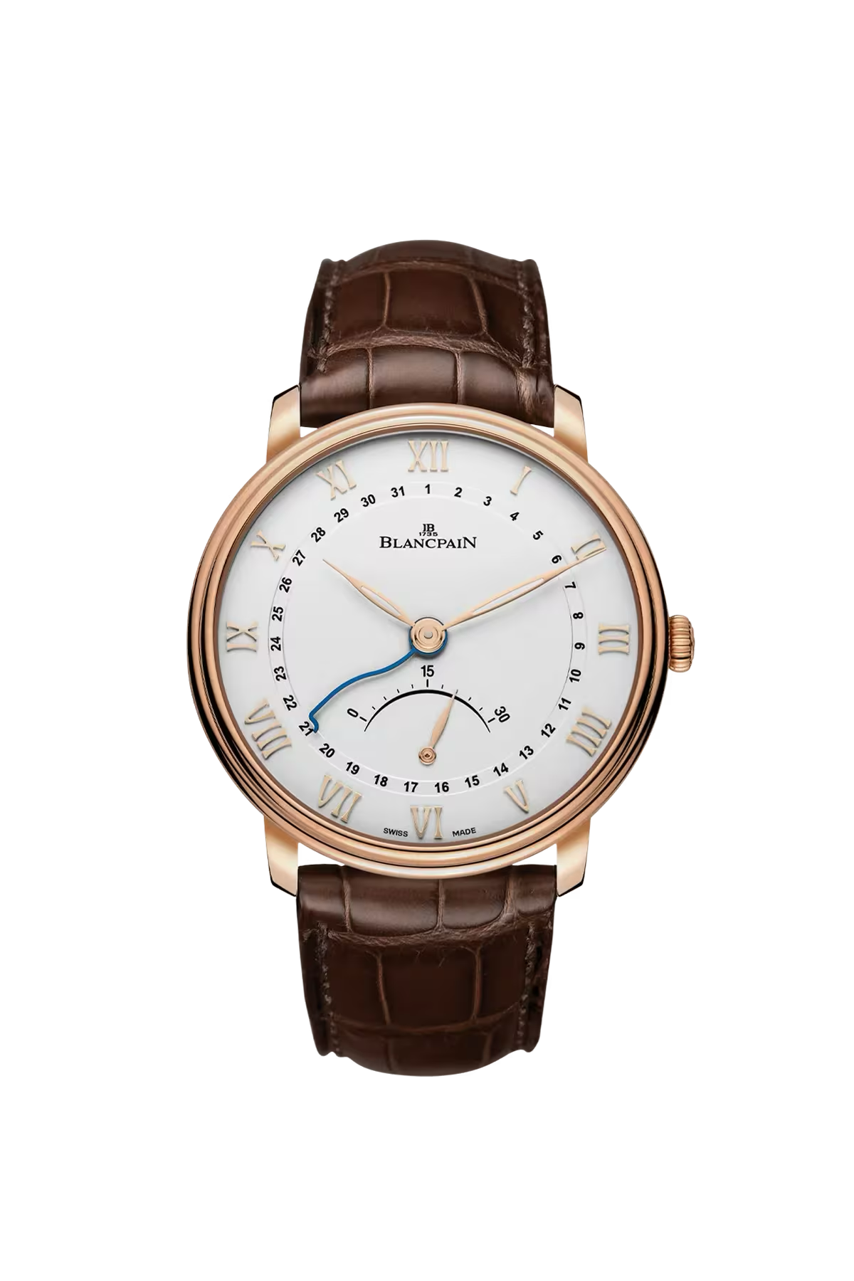 Blancpain Villeret Ultraplate 40 mm with red gold case and opaline dial, reference 6653Q-3642-55B