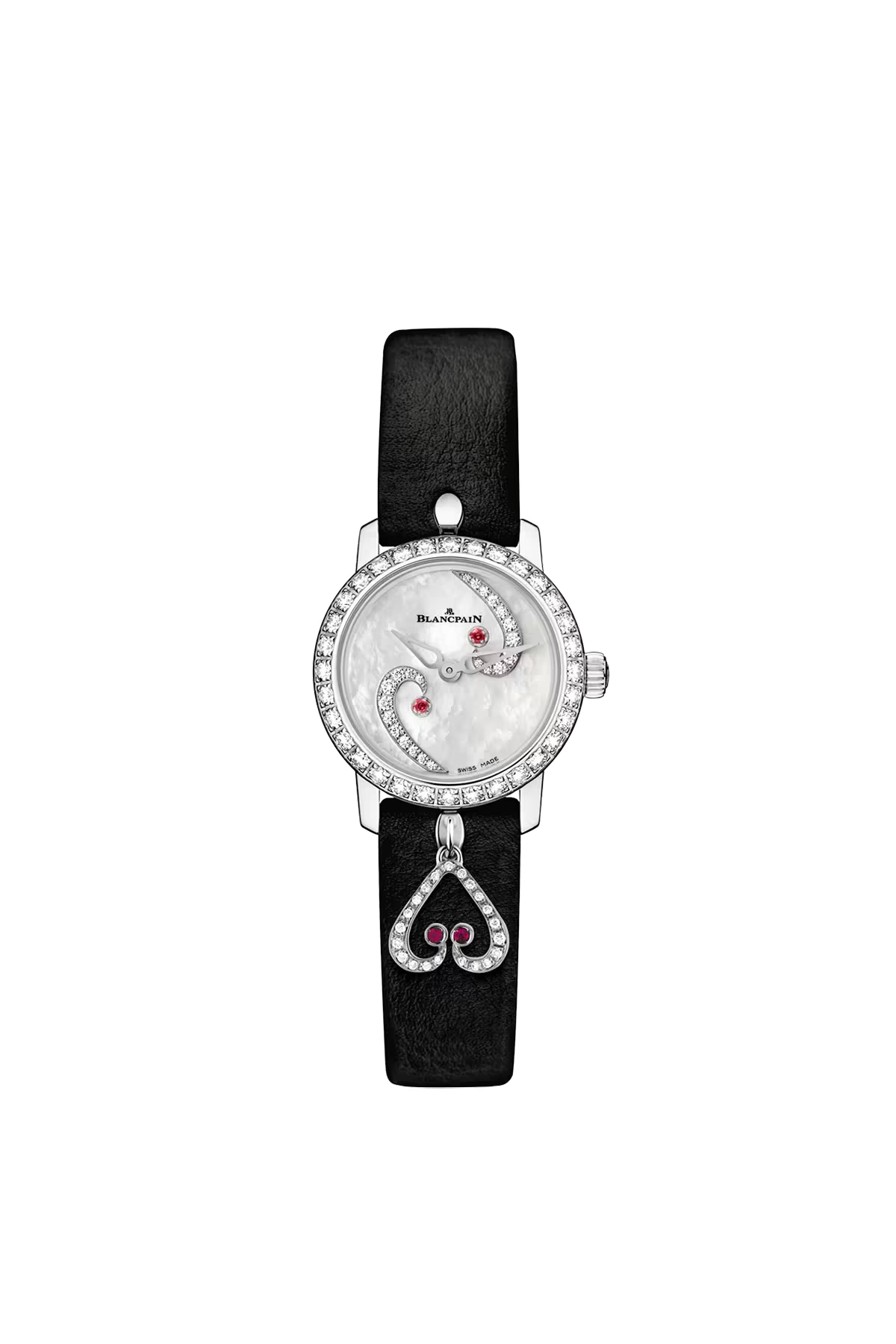 Blancpain Ladybird Ultraplate 21.5 mm with white gold case and diamond-set mother-of-pearl dial, reference 0063A-1954-63A