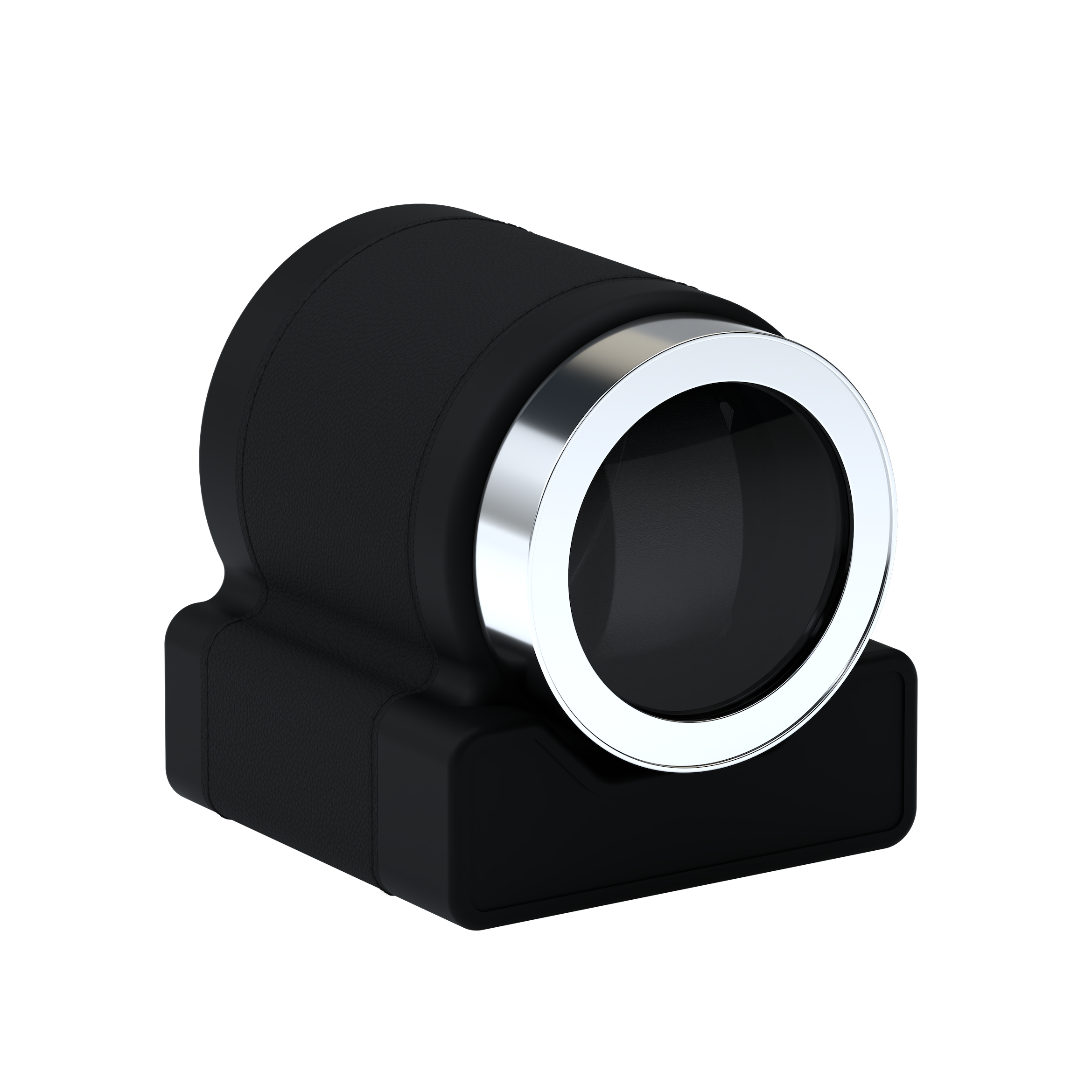 Rotor One Intense Black leather automatic watch winder