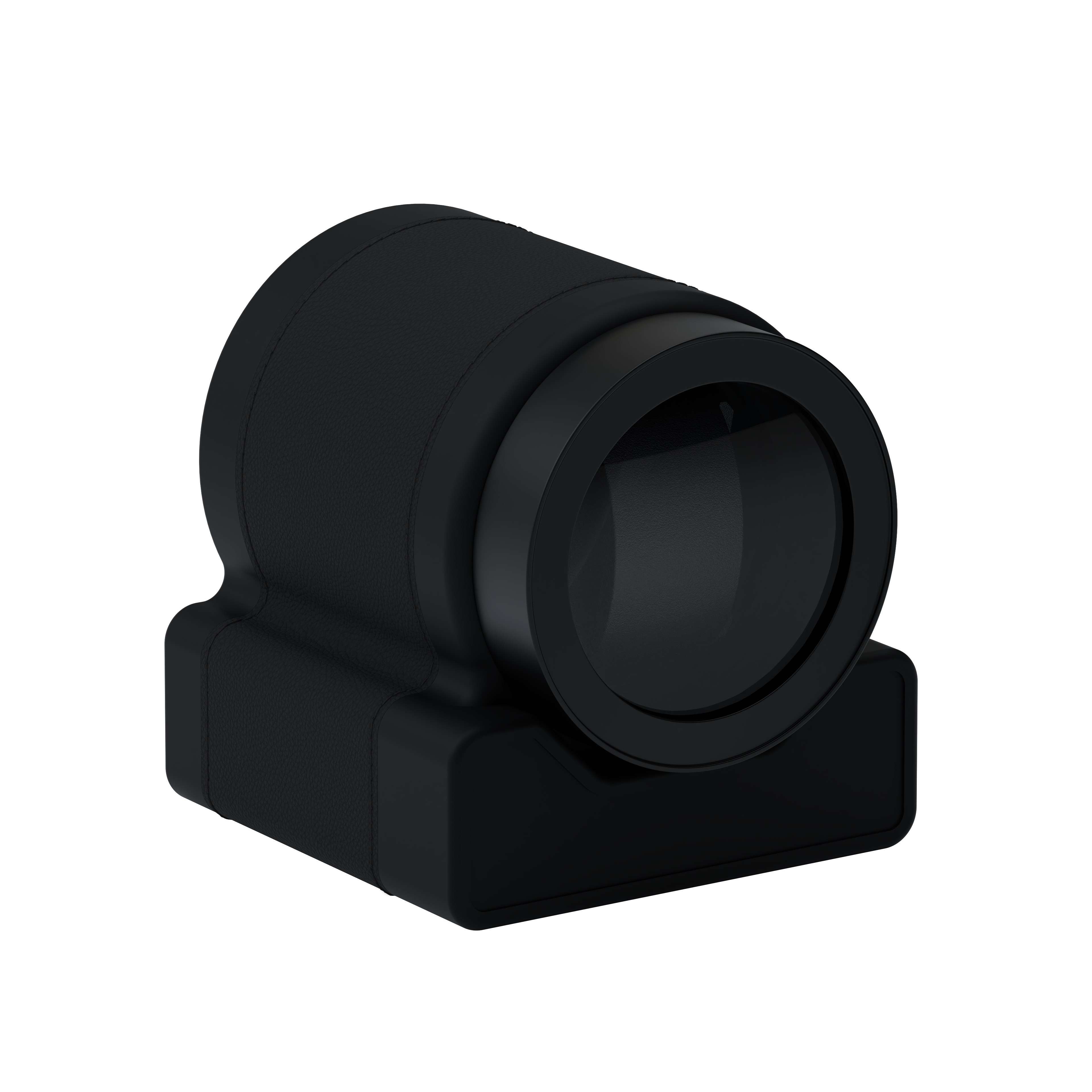 Rotor One Intense Black leather automatic watch winder