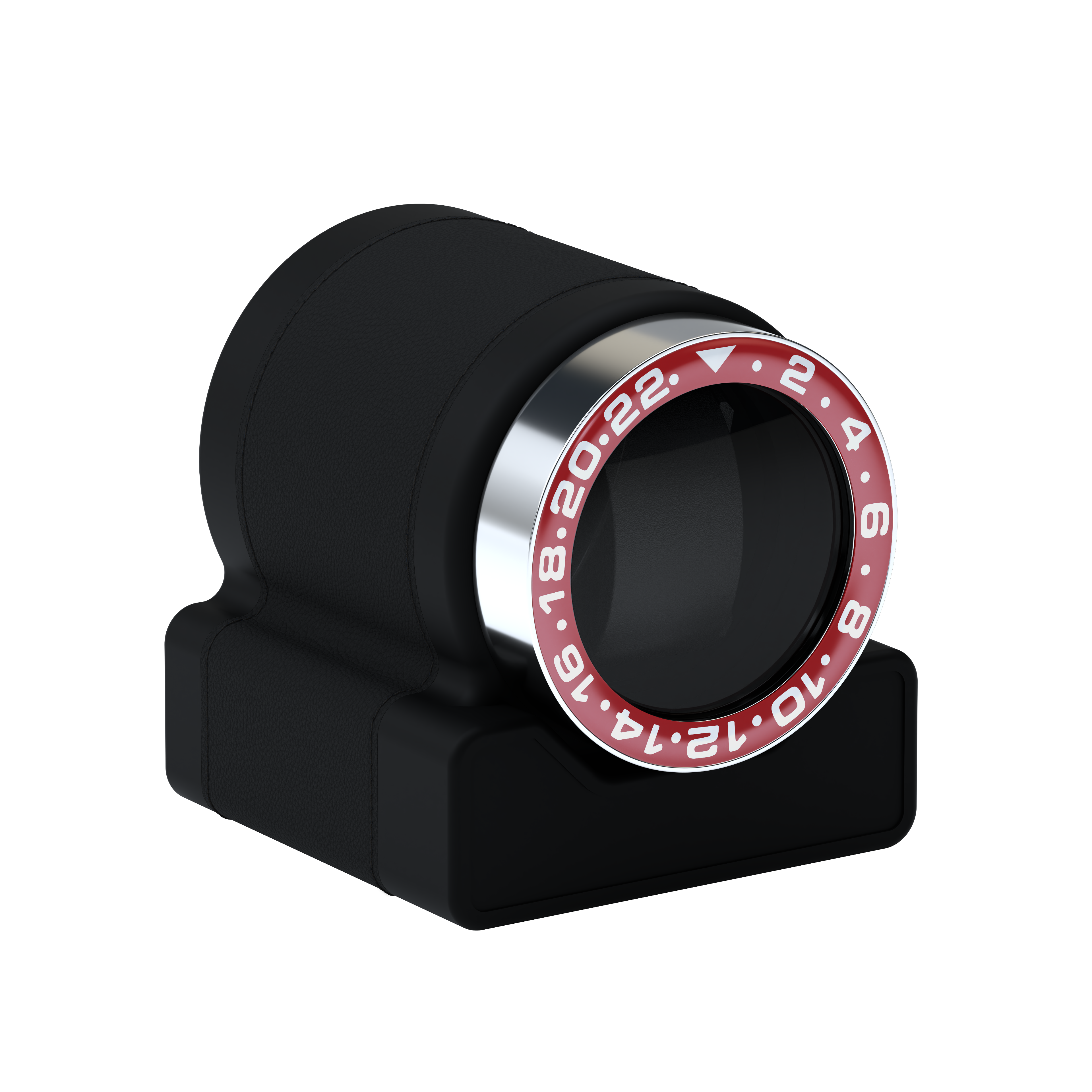 Rotor One Intense Black leather automatic watch winder