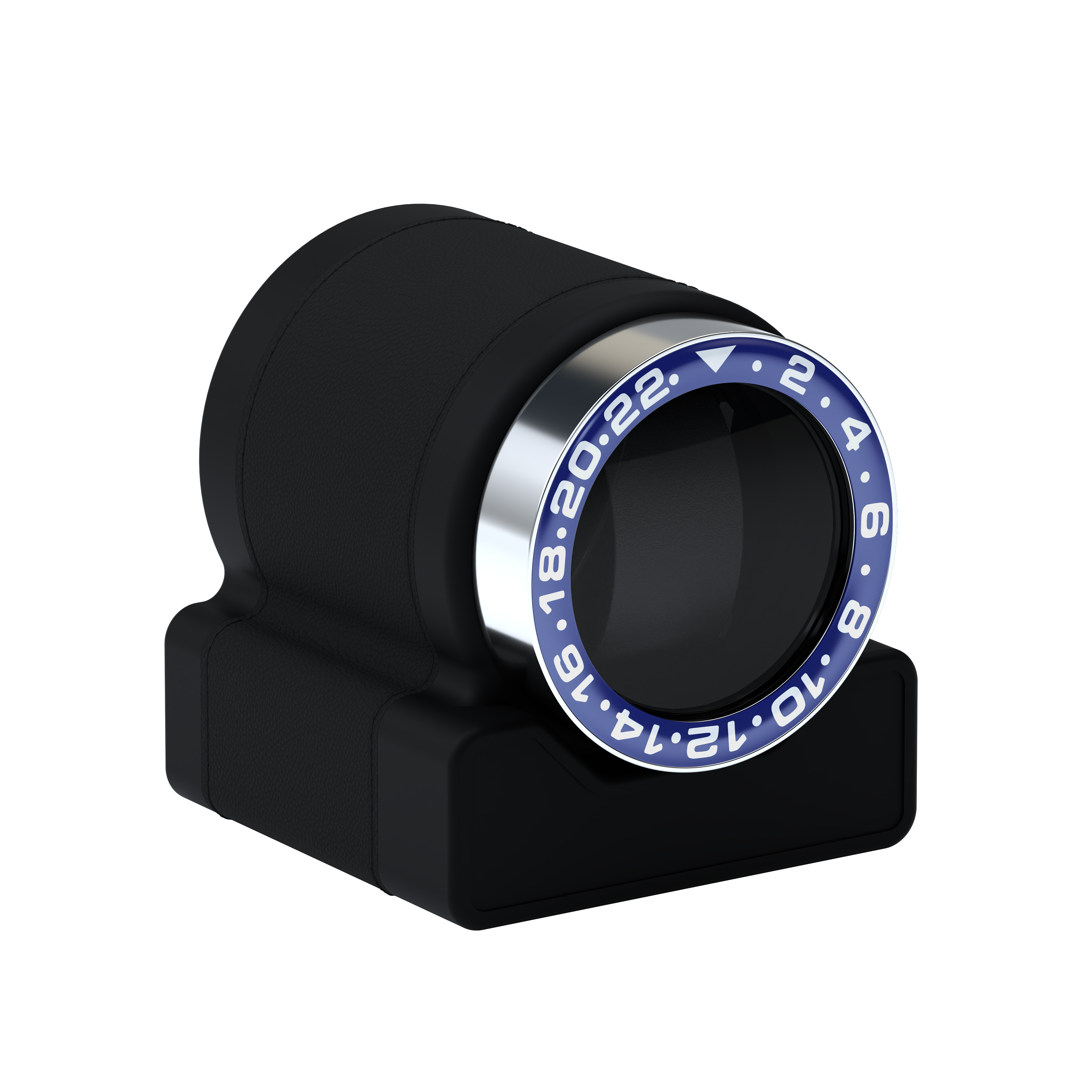 Rotor One Intense Black leather automatic watch winder