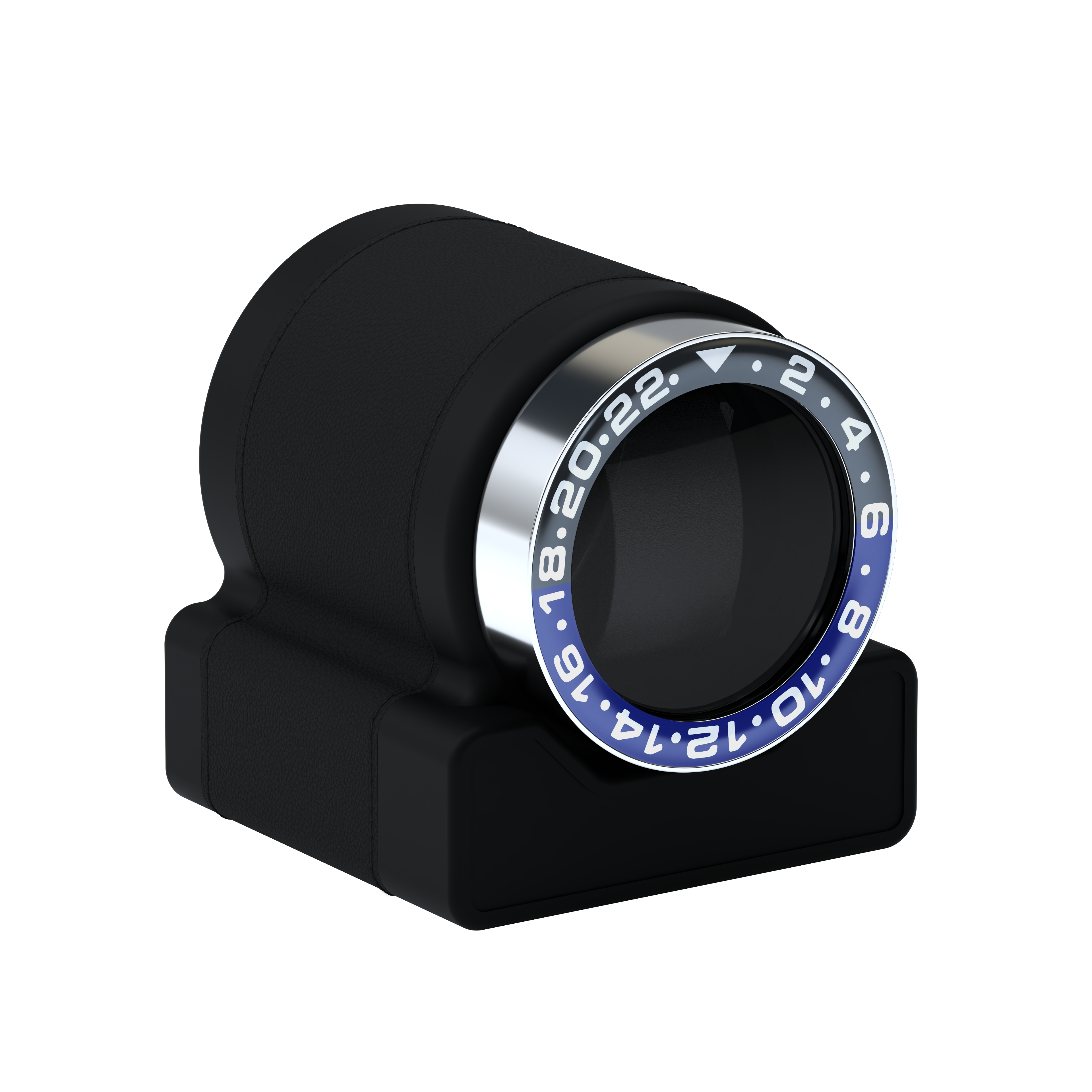 Rotor One Intense Black leather automatic watch winder