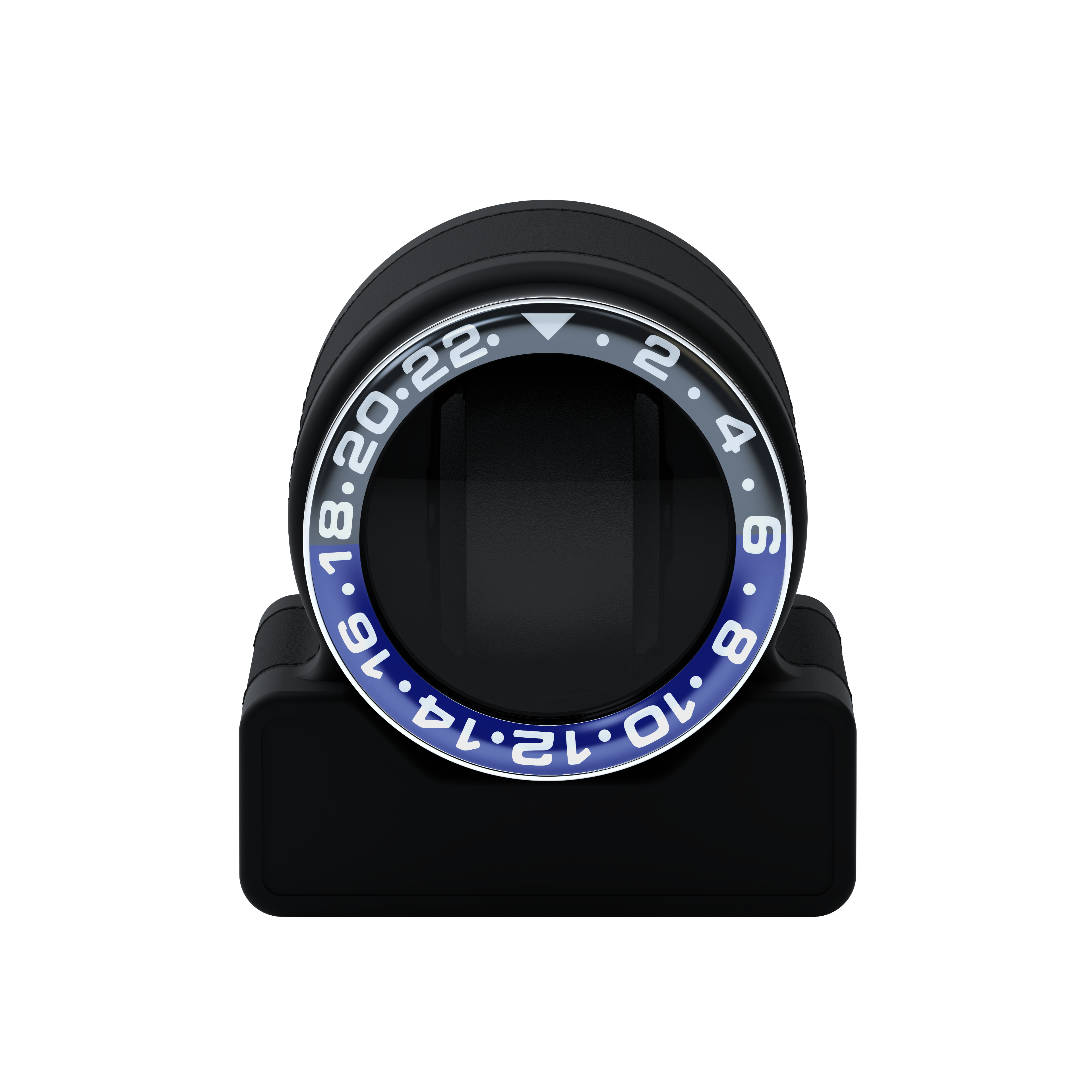 Rotor One Intense Black leather automatic watch winder