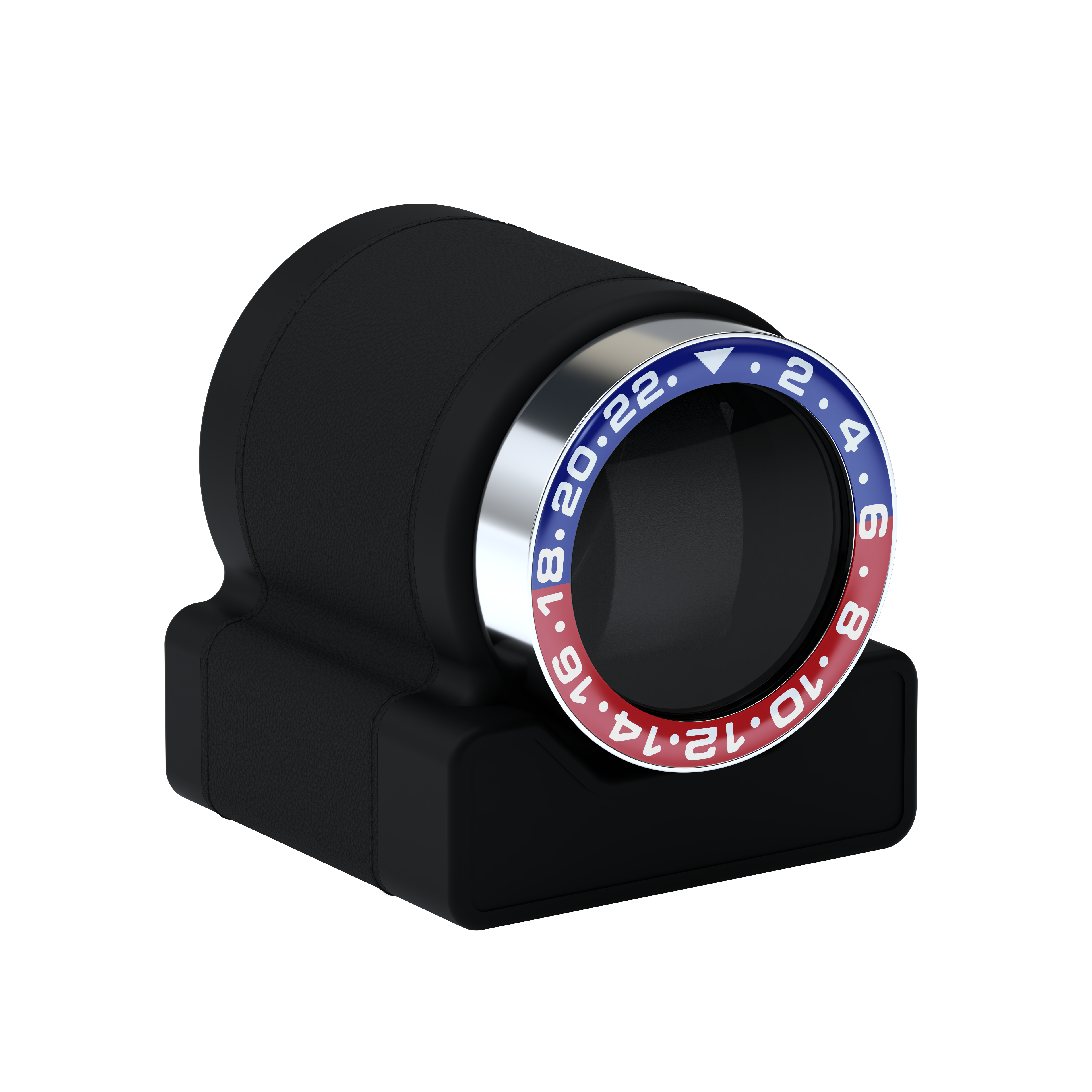 Rotor One Intense Black leather automatic watch winder