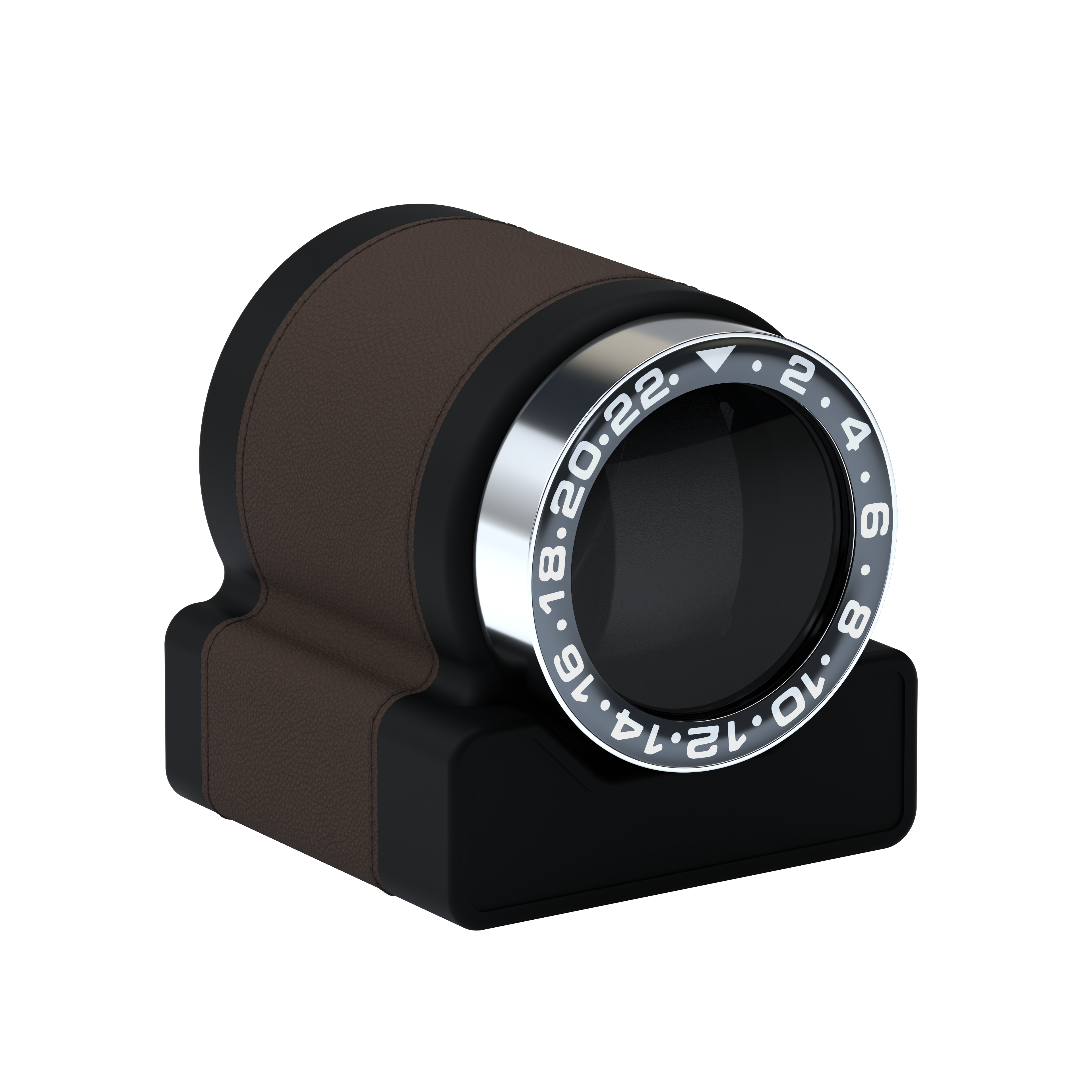 Rotor One Chocolate Brown leather automatic watch winder