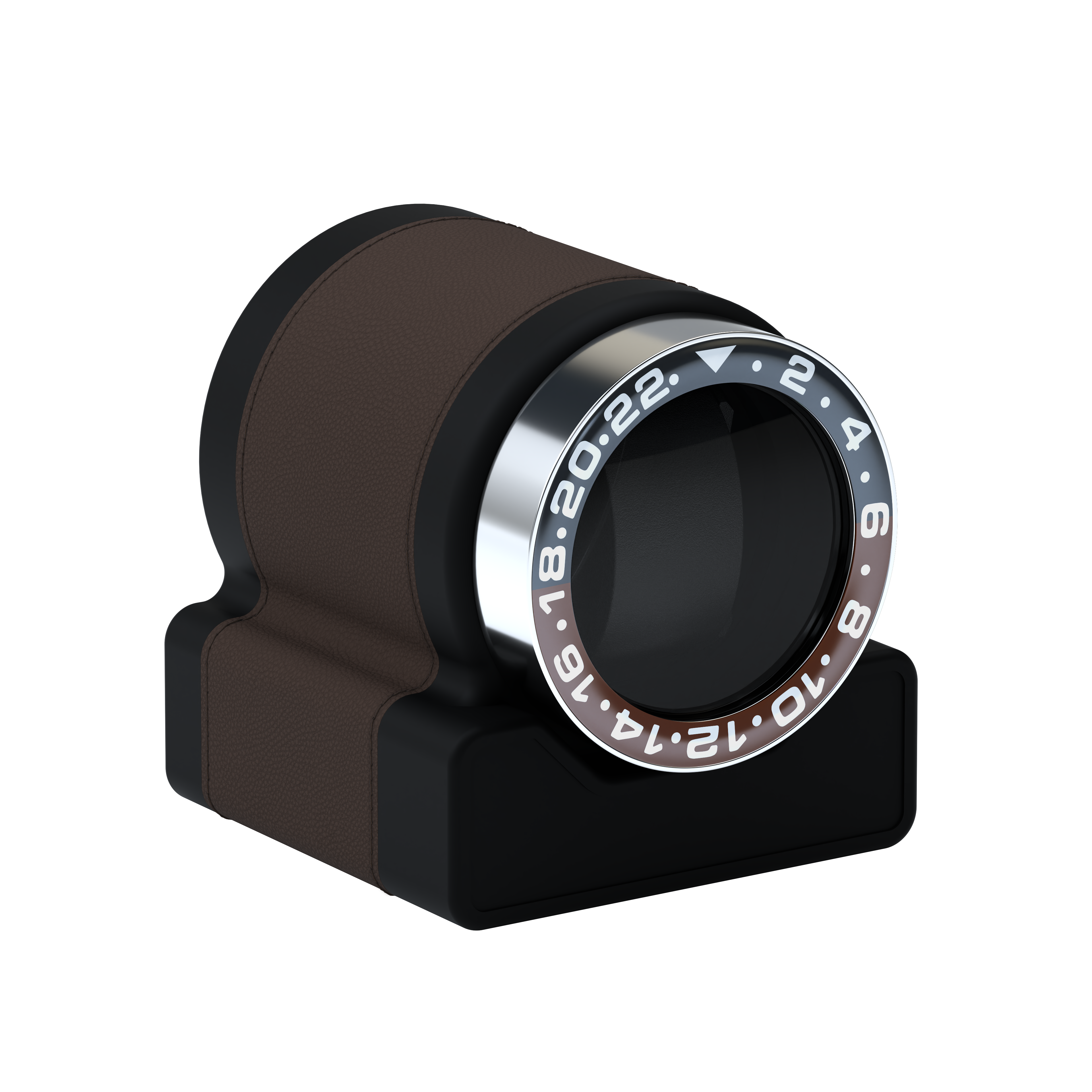 Rotor One Chocolate Brown leather automatic watch winder