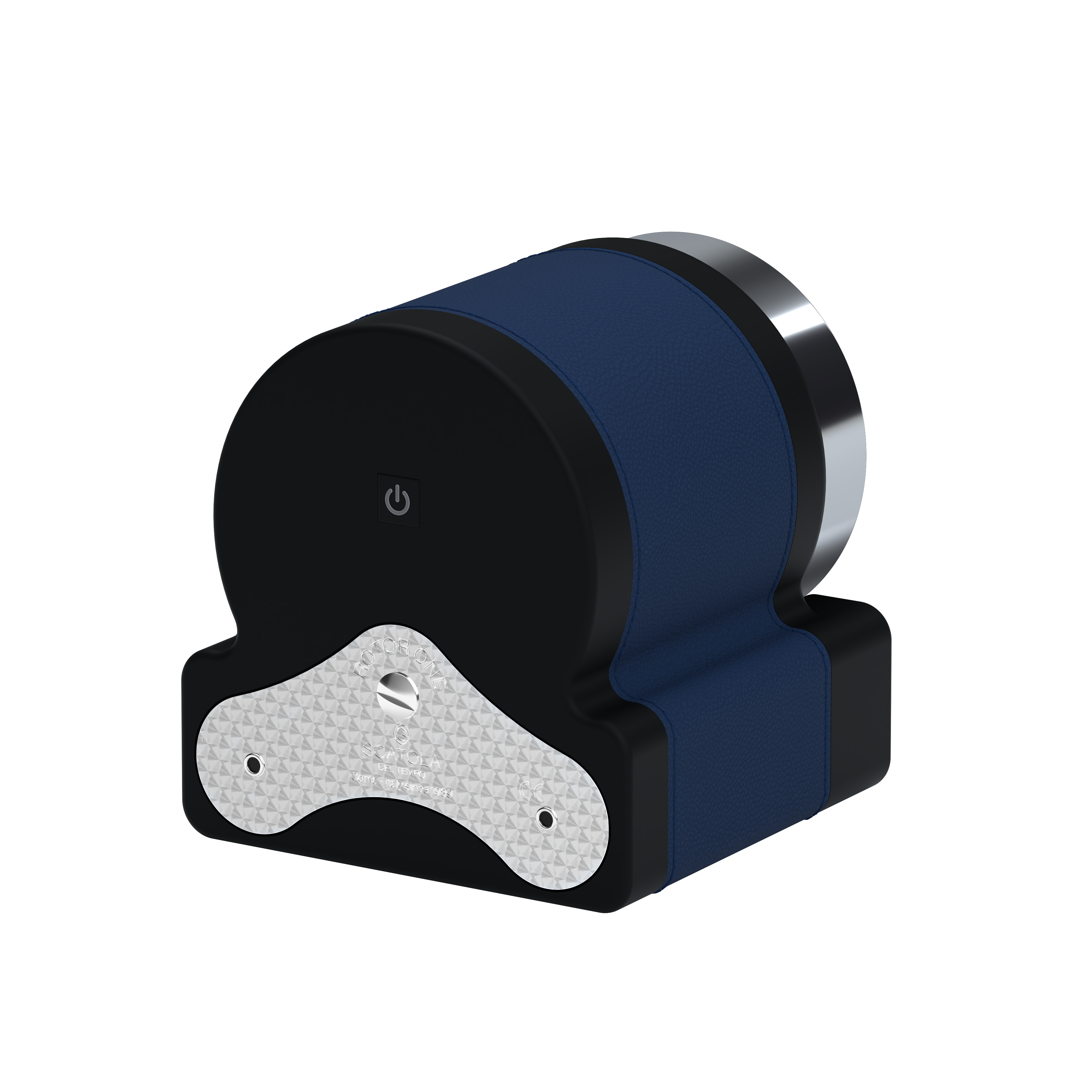 Rotor One Midnight Blue leather automatic watch winder