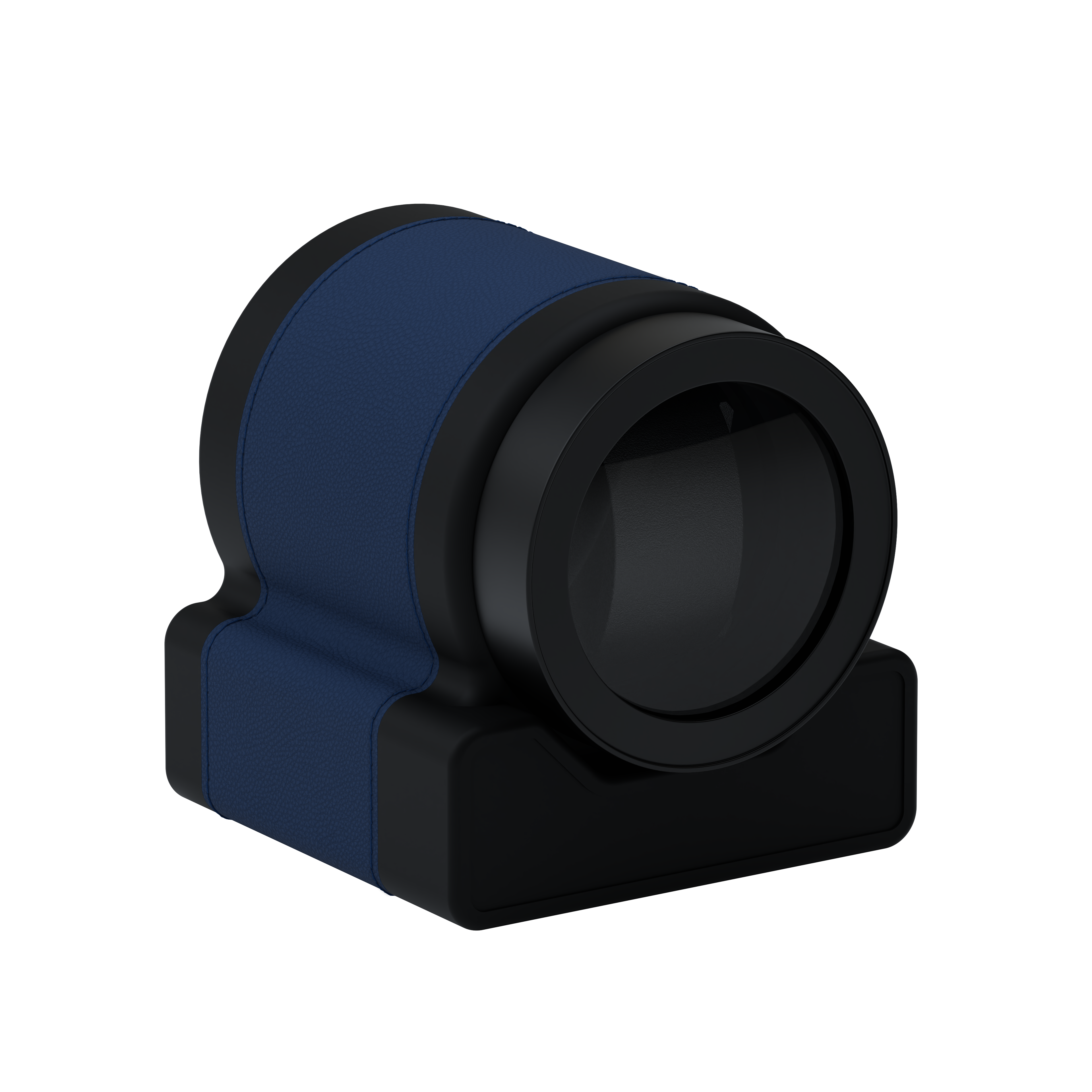 Rotor One Midnight Blue leather automatic watch winder