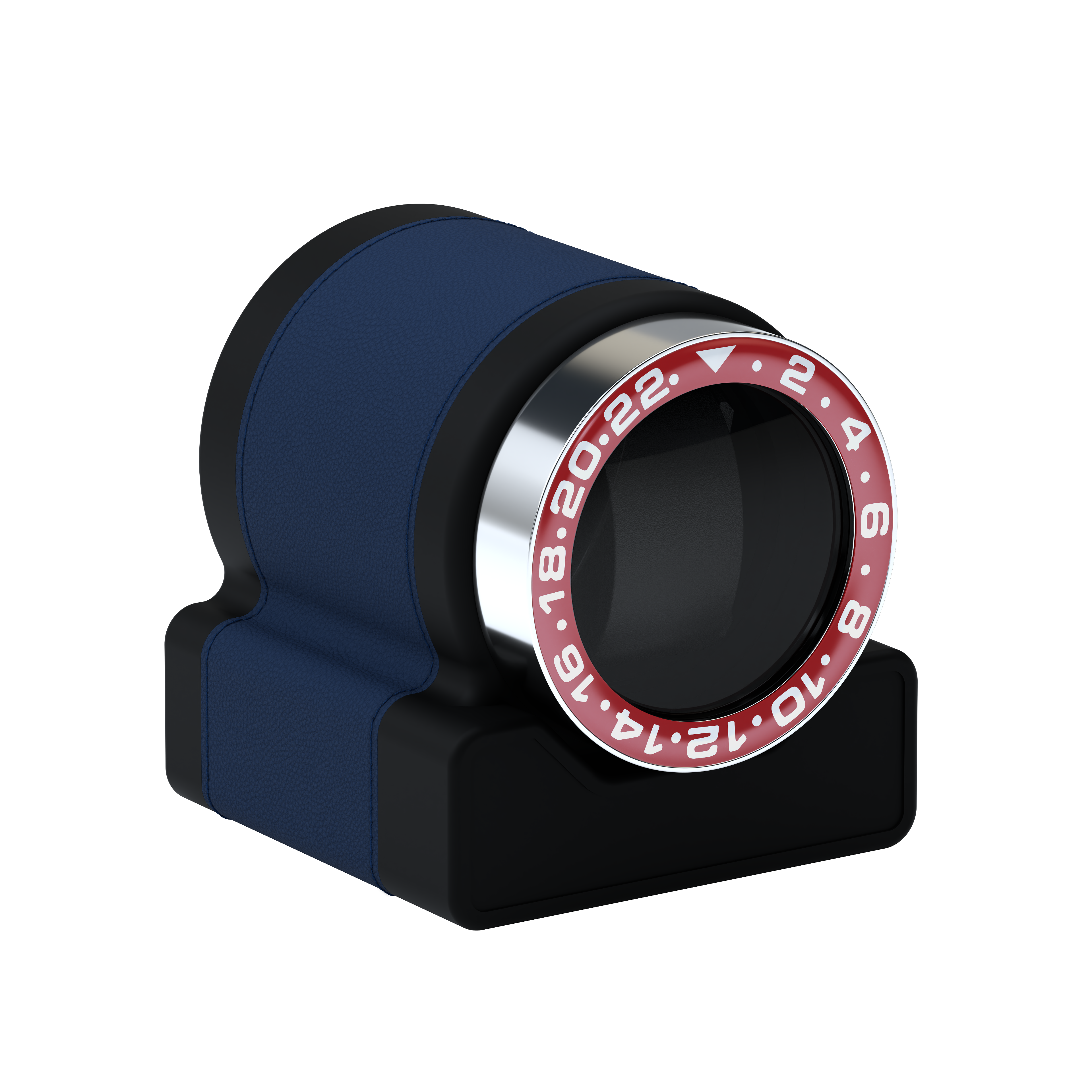 Rotor One Midnight Blue leather automatic watch winder