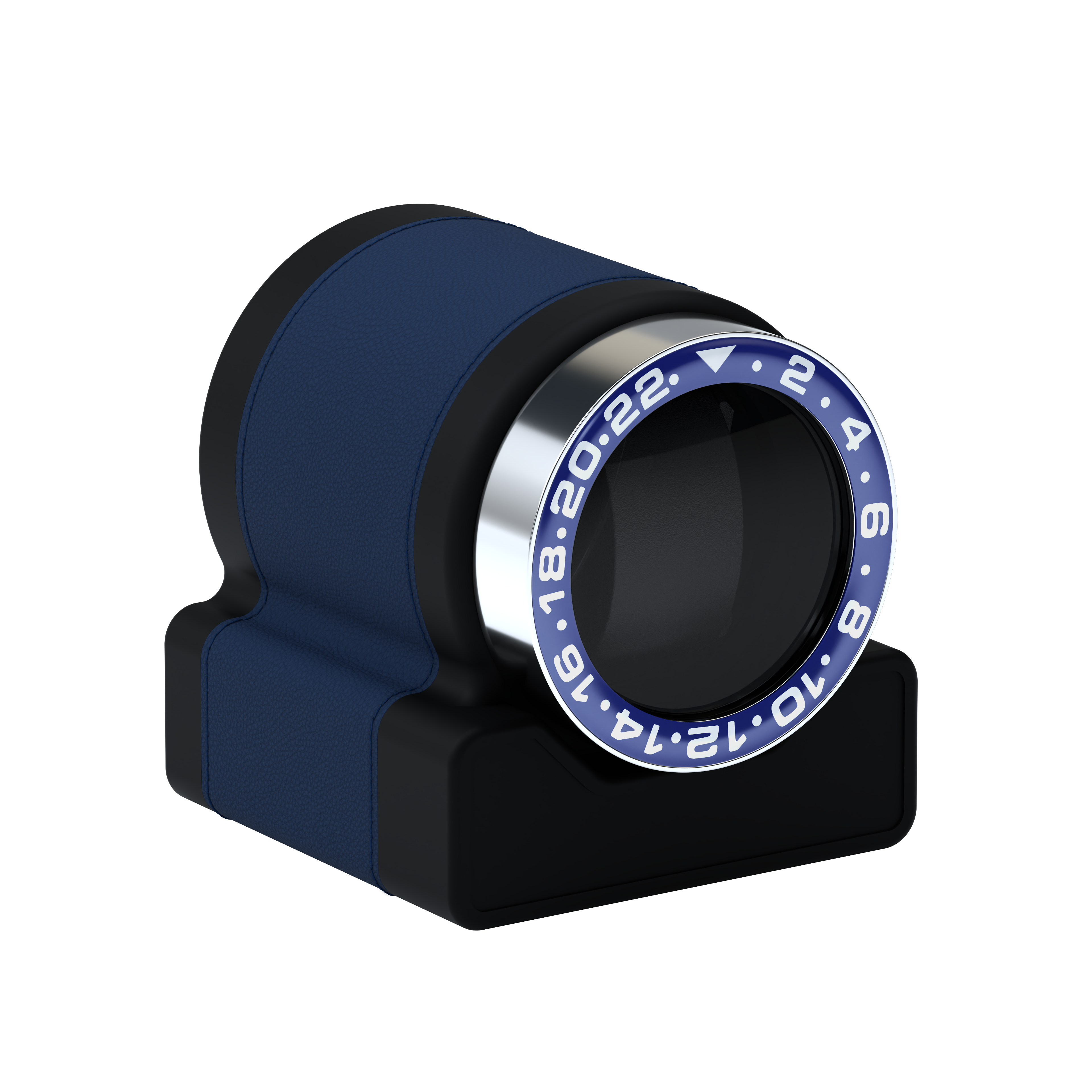 Rotor One Midnight Blue leather automatic watch winder