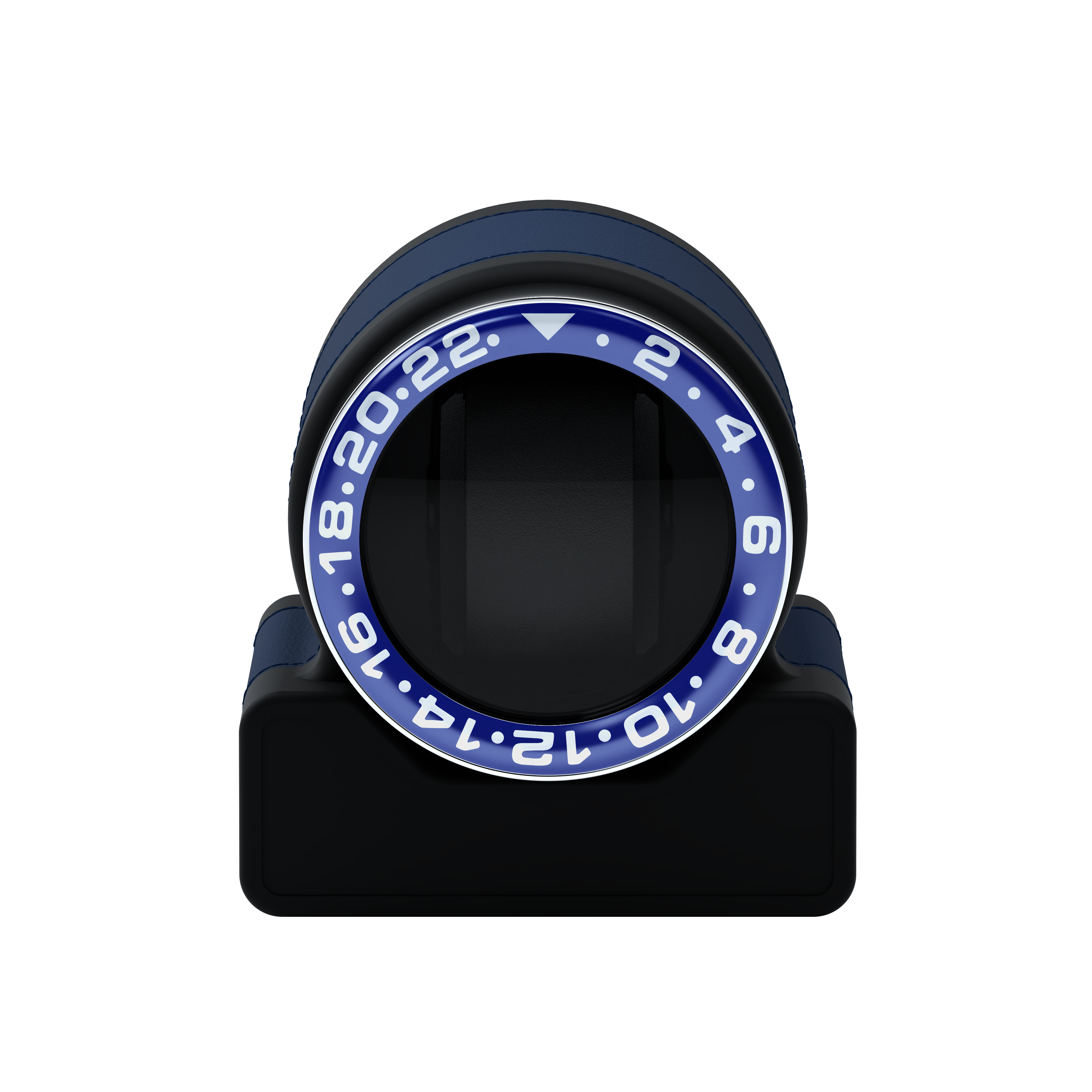 Rotor One Midnight Blue leather automatic watch winder