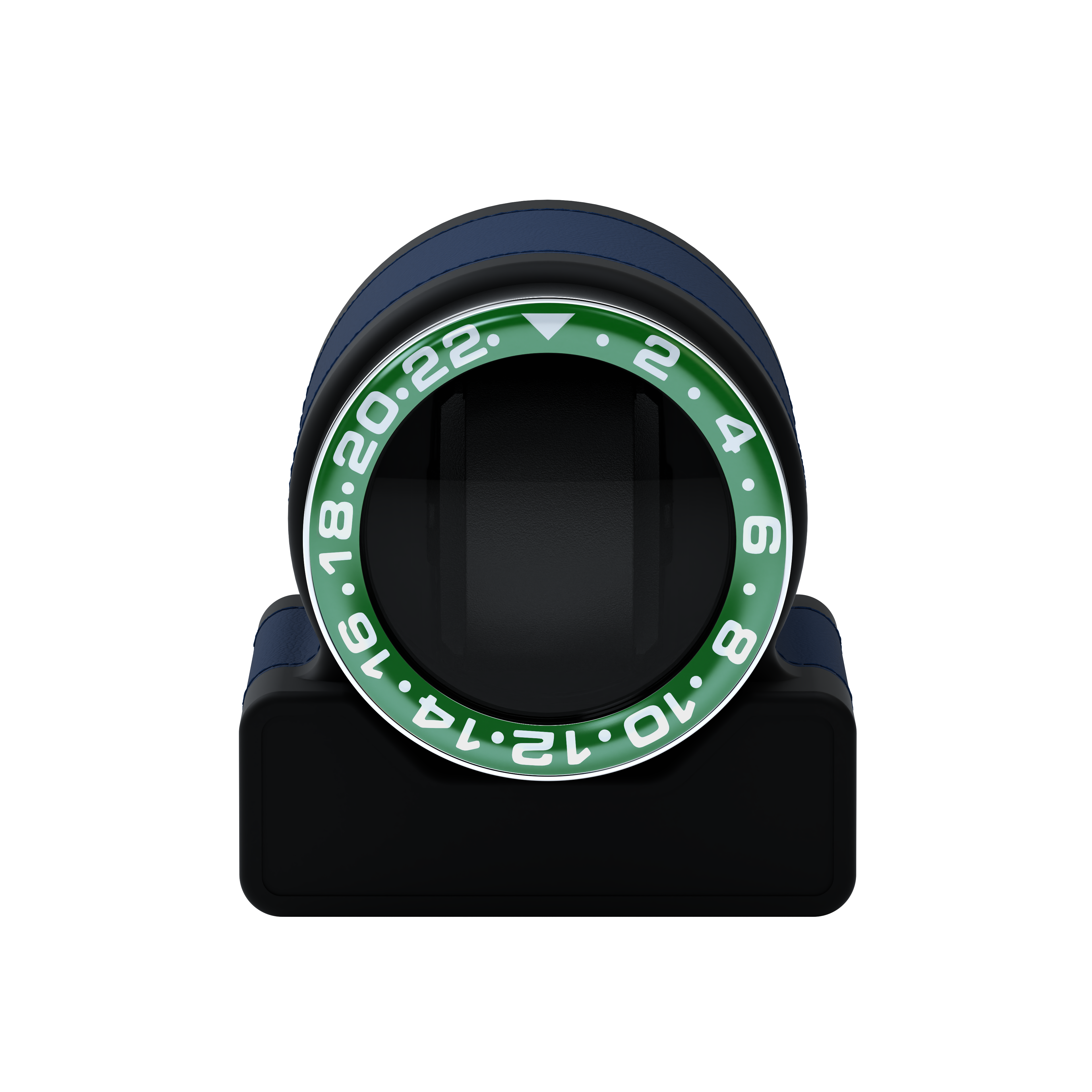 Rotor One Midnight Blue leather automatic watch winder