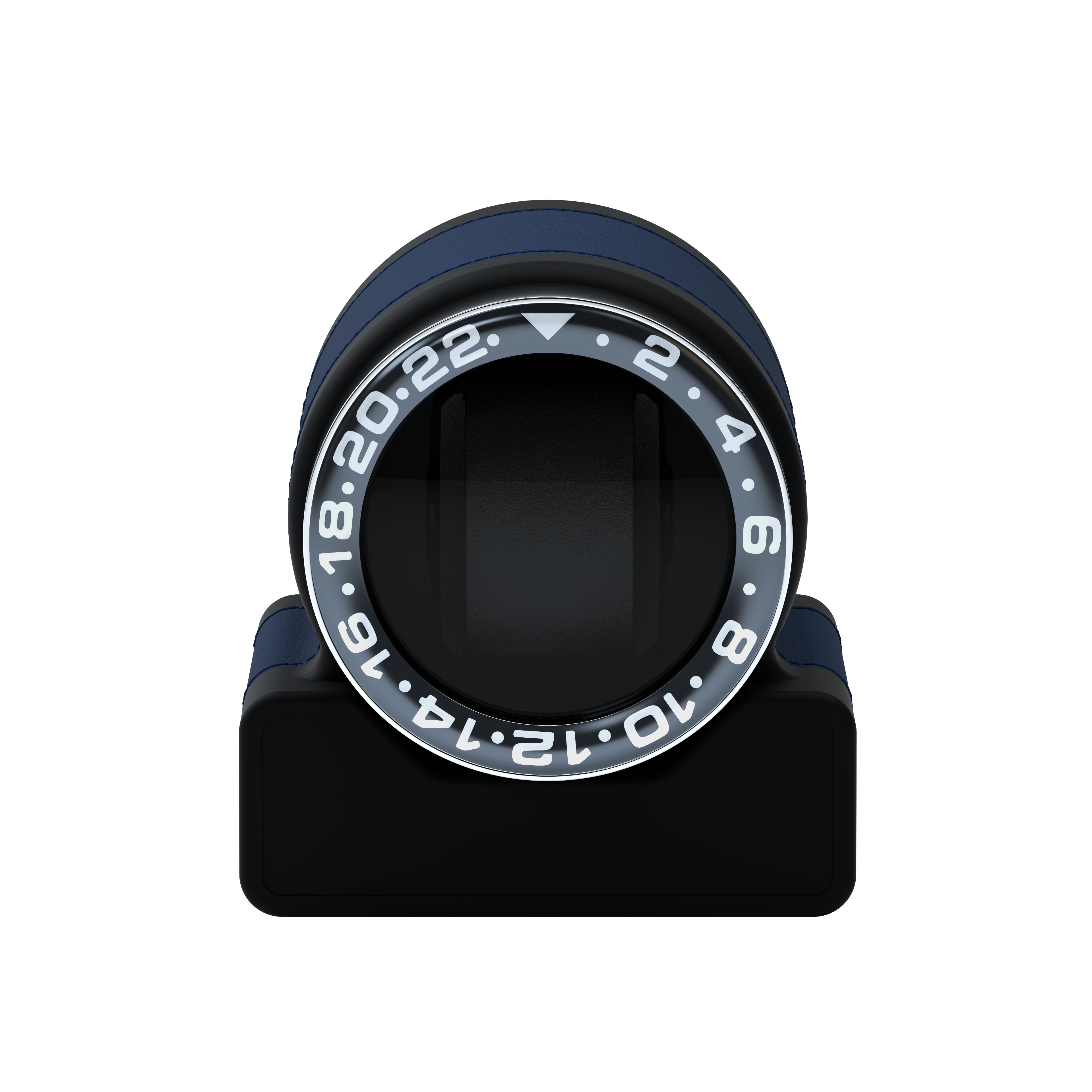 Rotor One Midnight Blue leather automatic watch winder