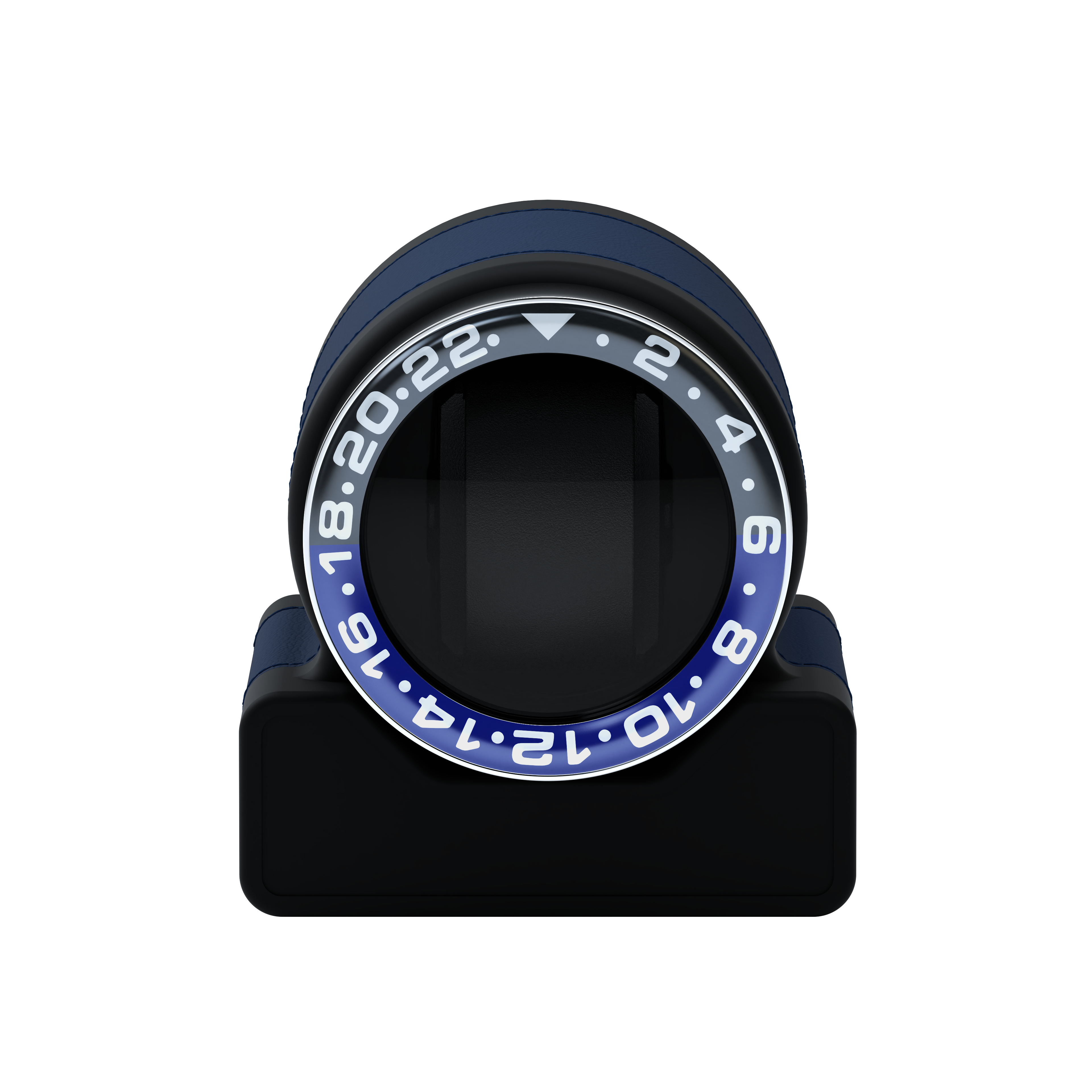 Rotor One Midnight Blue leather automatic watch winder