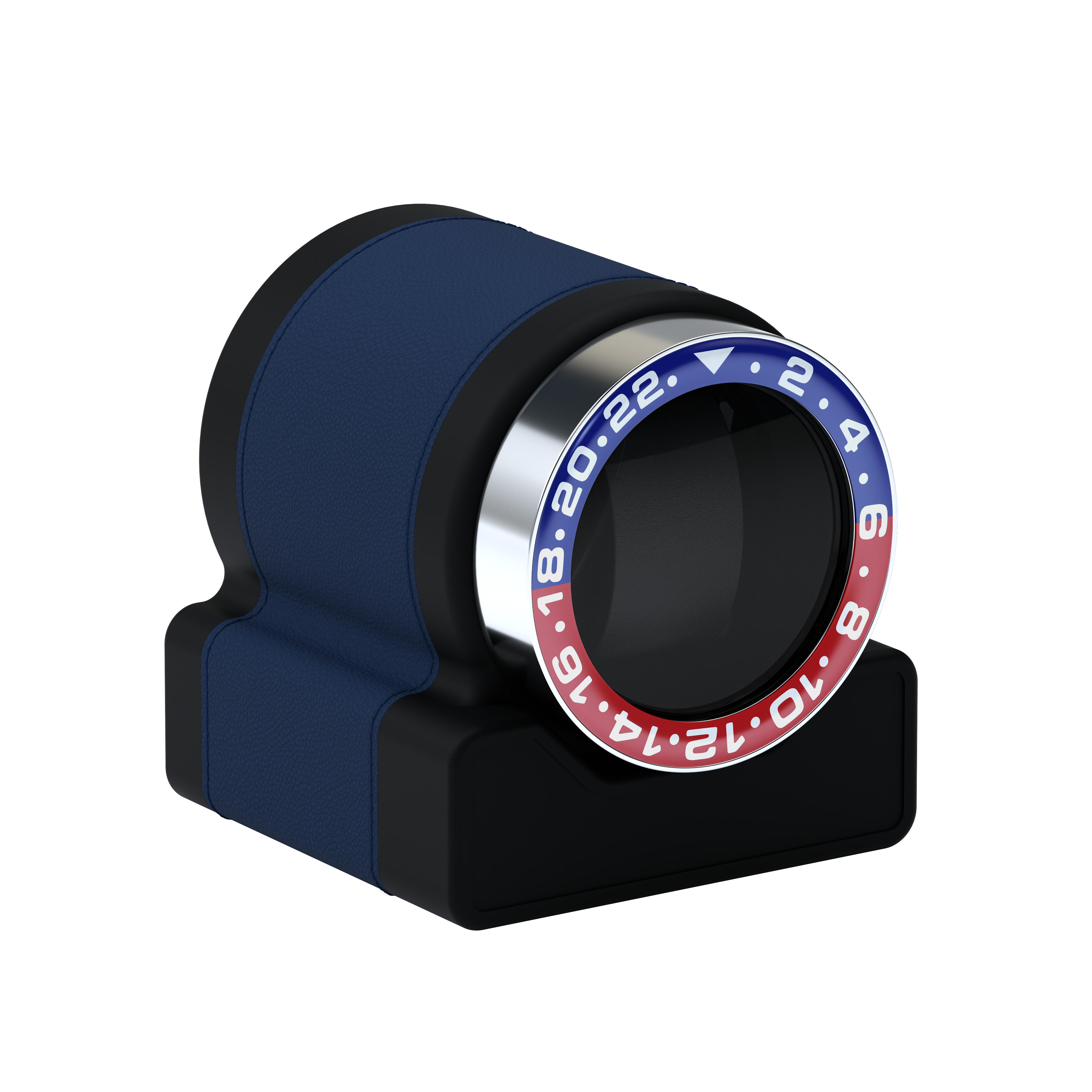Rotor One Midnight Blue leather automatic watch winder