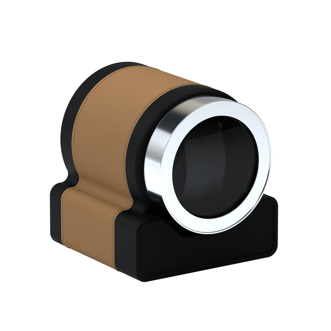 Rotor One Chestnut Brown leather automatic watch winder