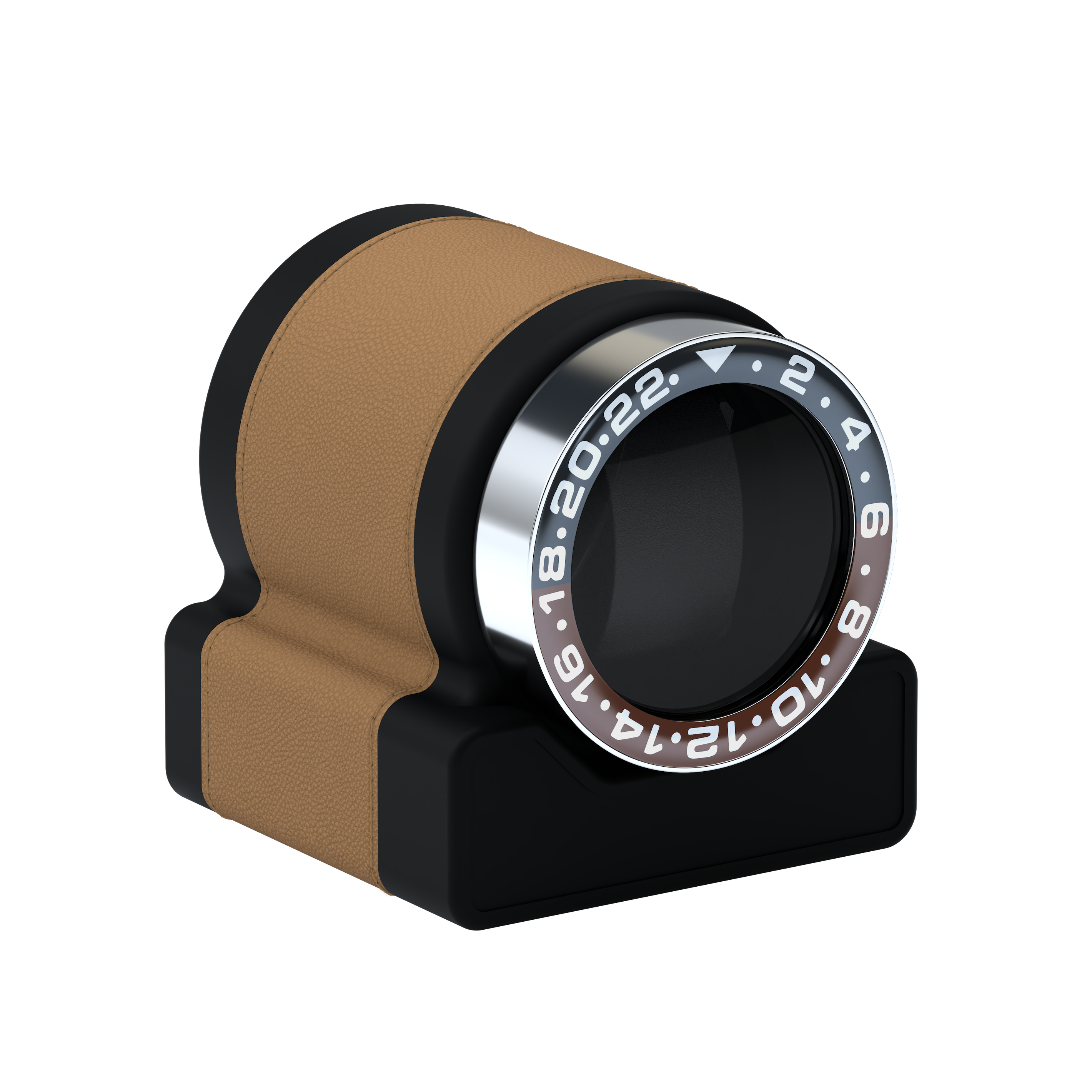 Rotor One Chestnut Brown leather automatic watch winder