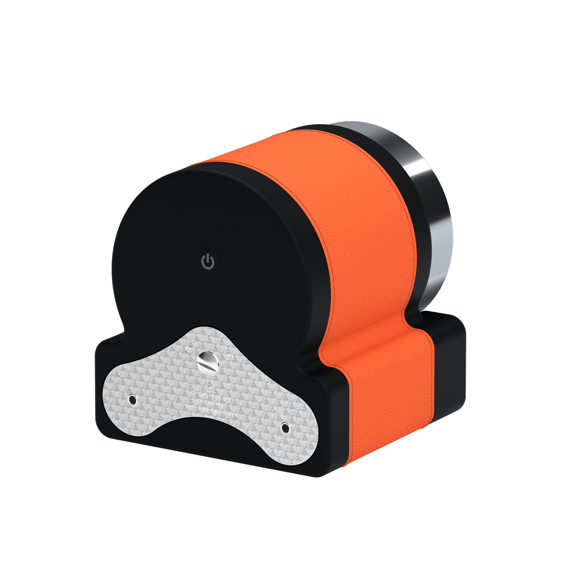 Rotor One Orange leather automatic watch winder