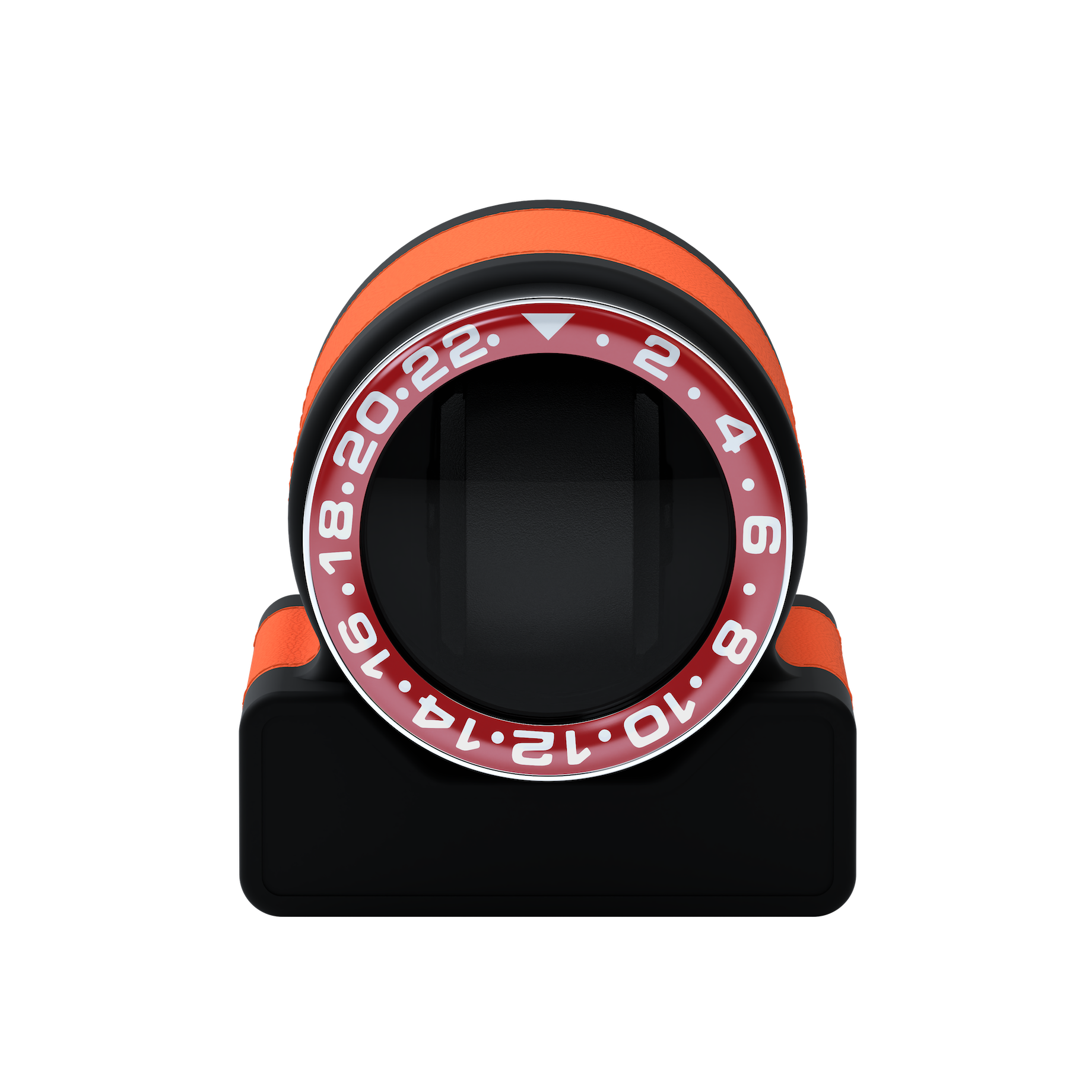 Rotor One Orange leather automatic watch winder