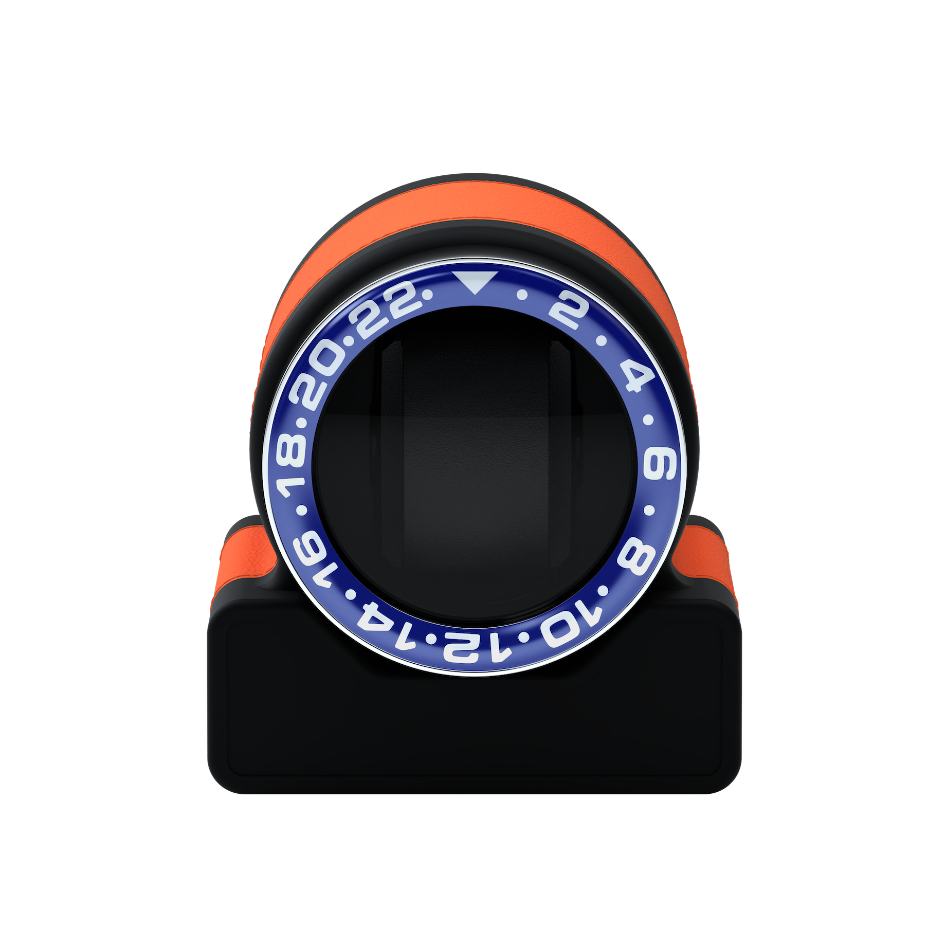 Rotor One Orange leather automatic watch winder