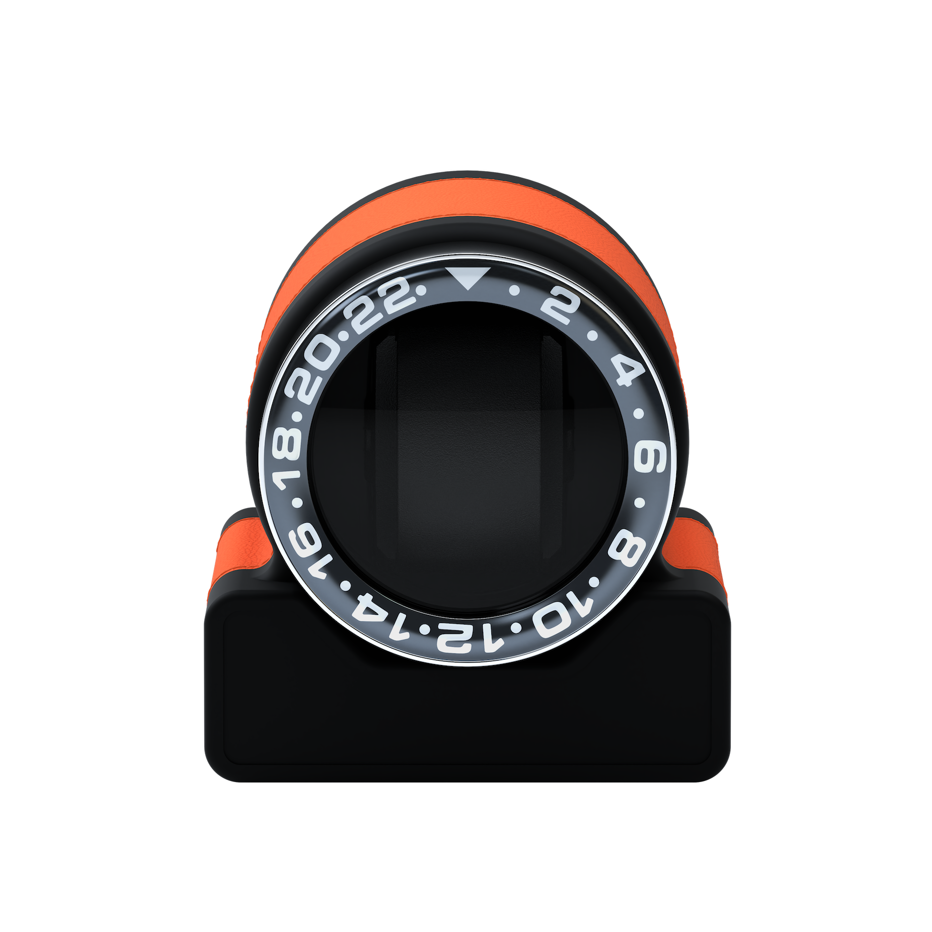 Rotor One Orange leather automatic watch winder