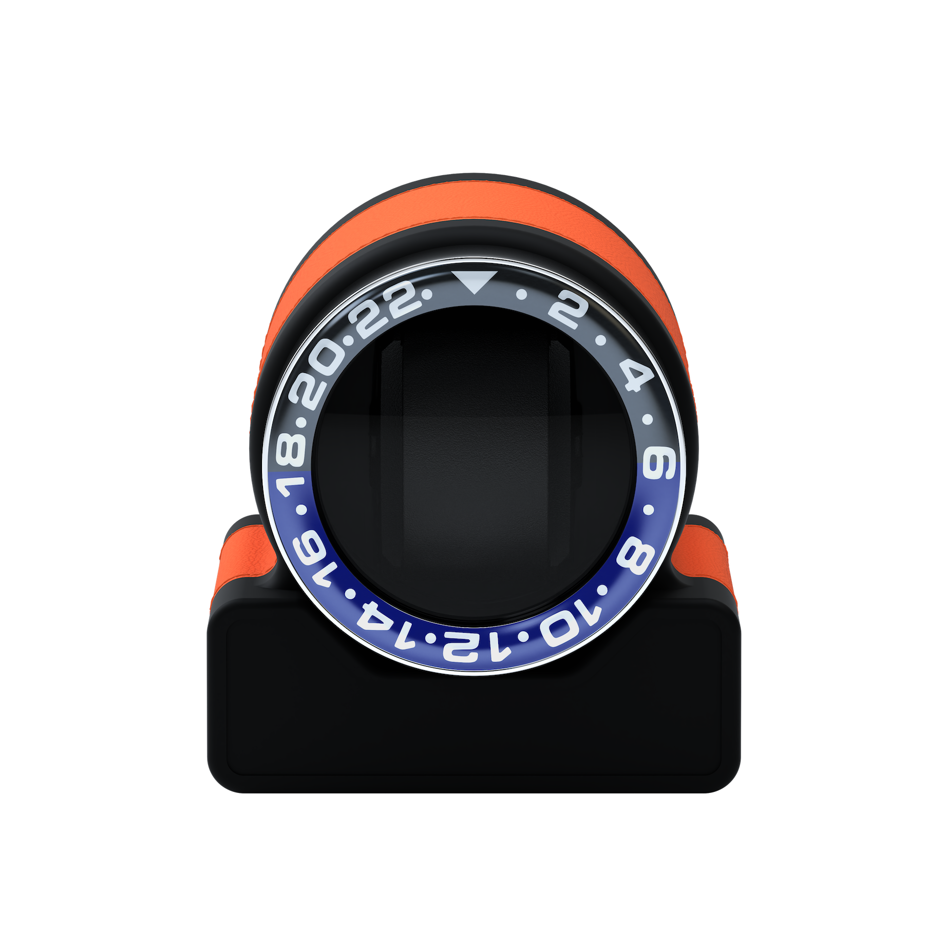 Rotor One Orange leather automatic watch winder