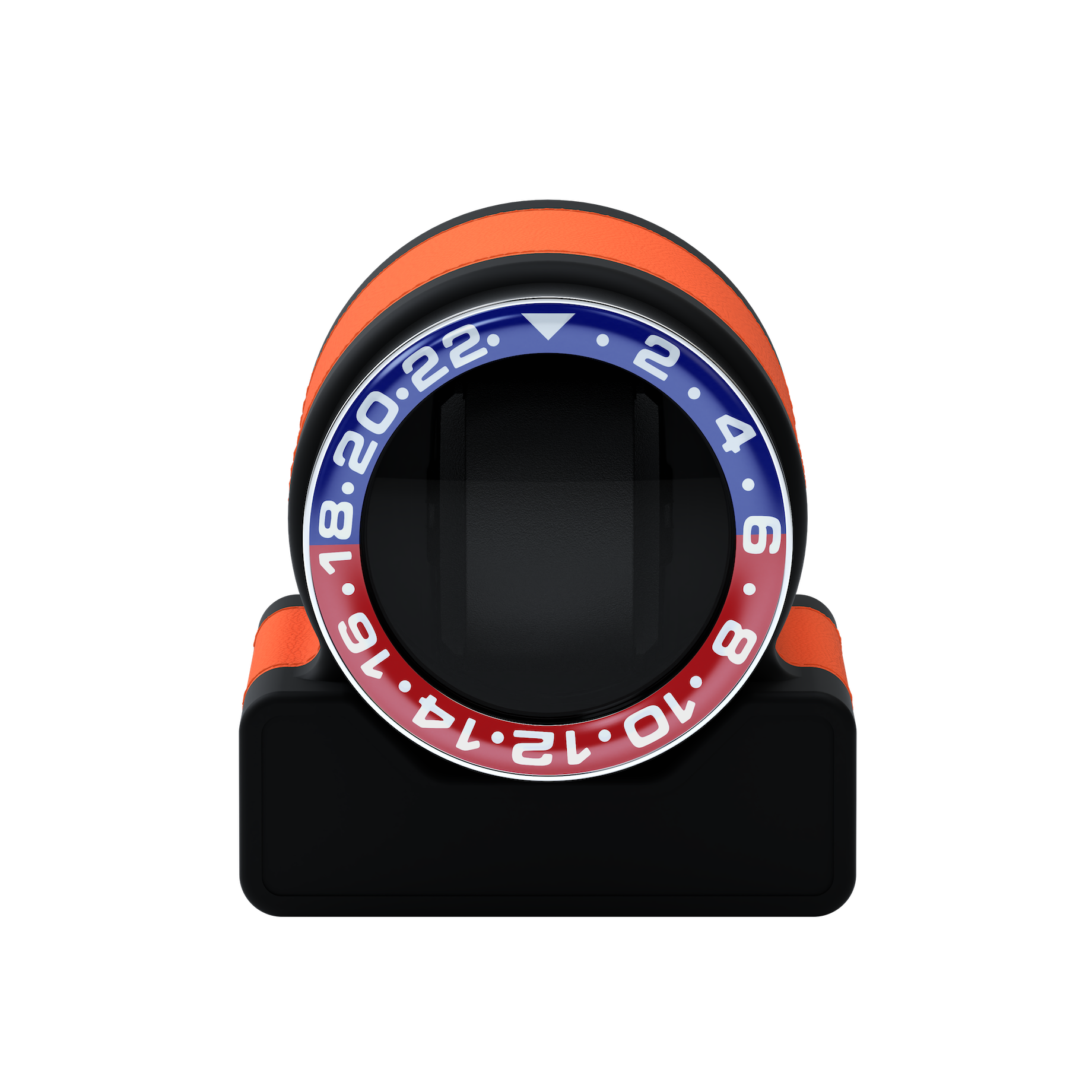Rotor One Orange leather automatic watch winder