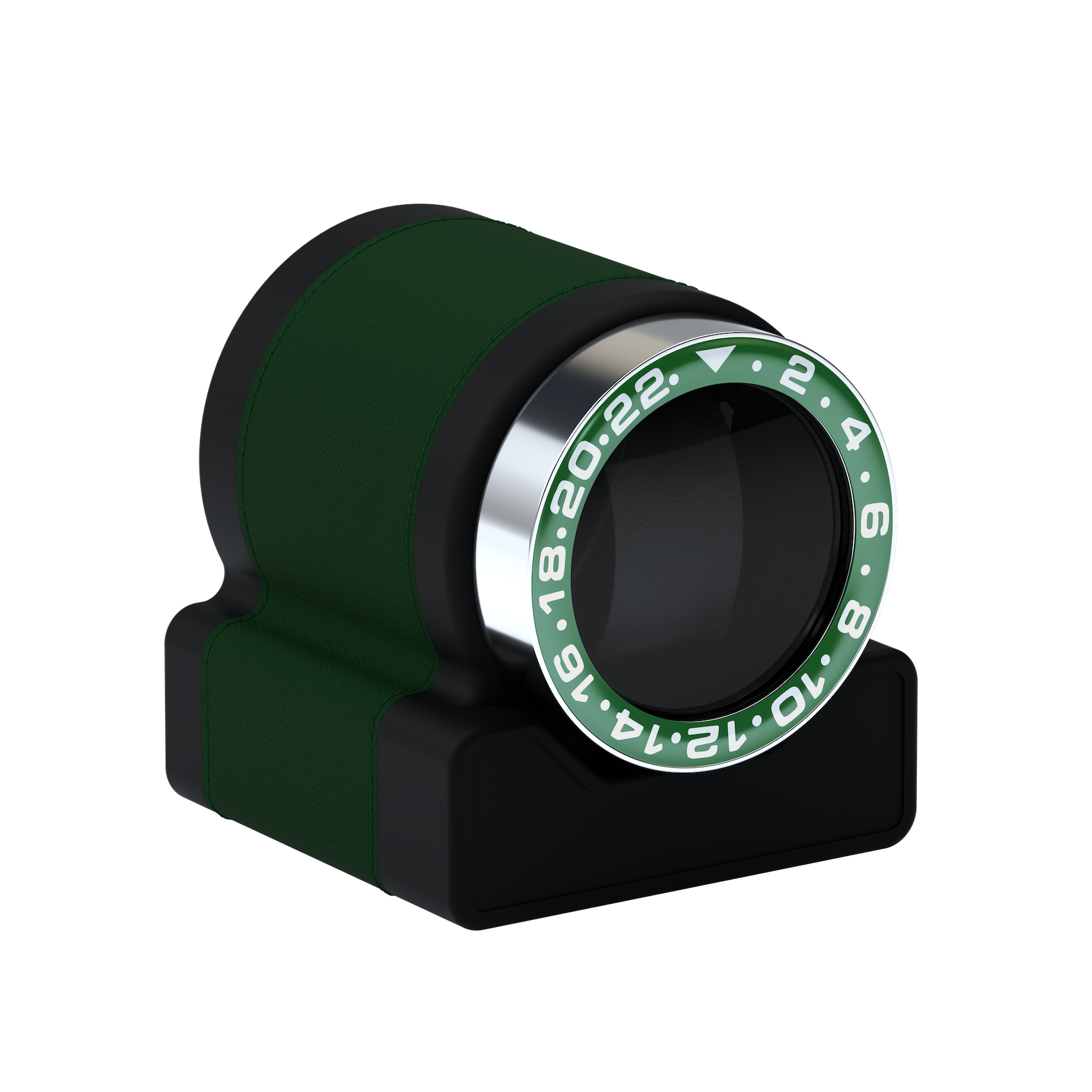 Rotor One Green leather automatic watch winder