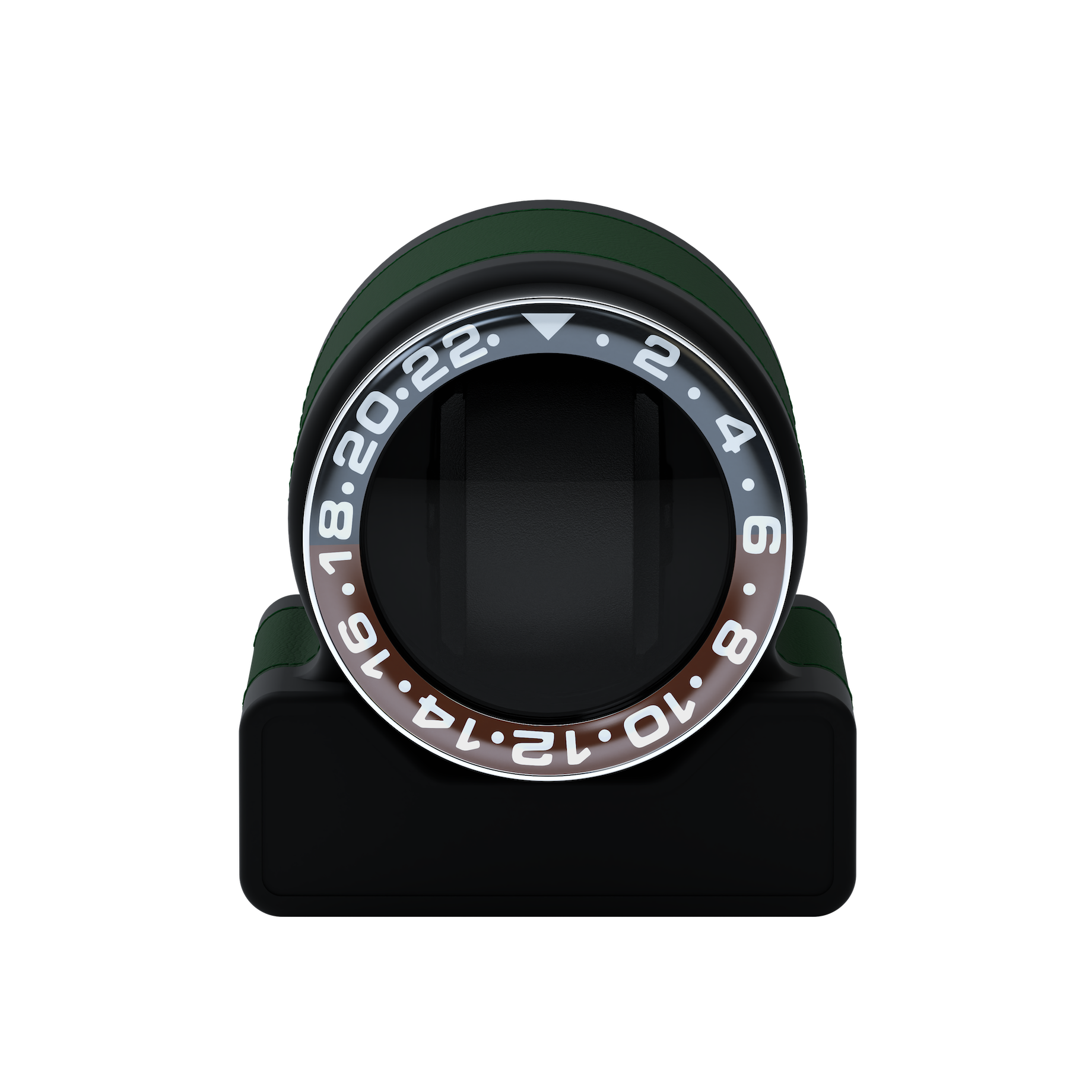 Rotor One Green leather automatic watch winder