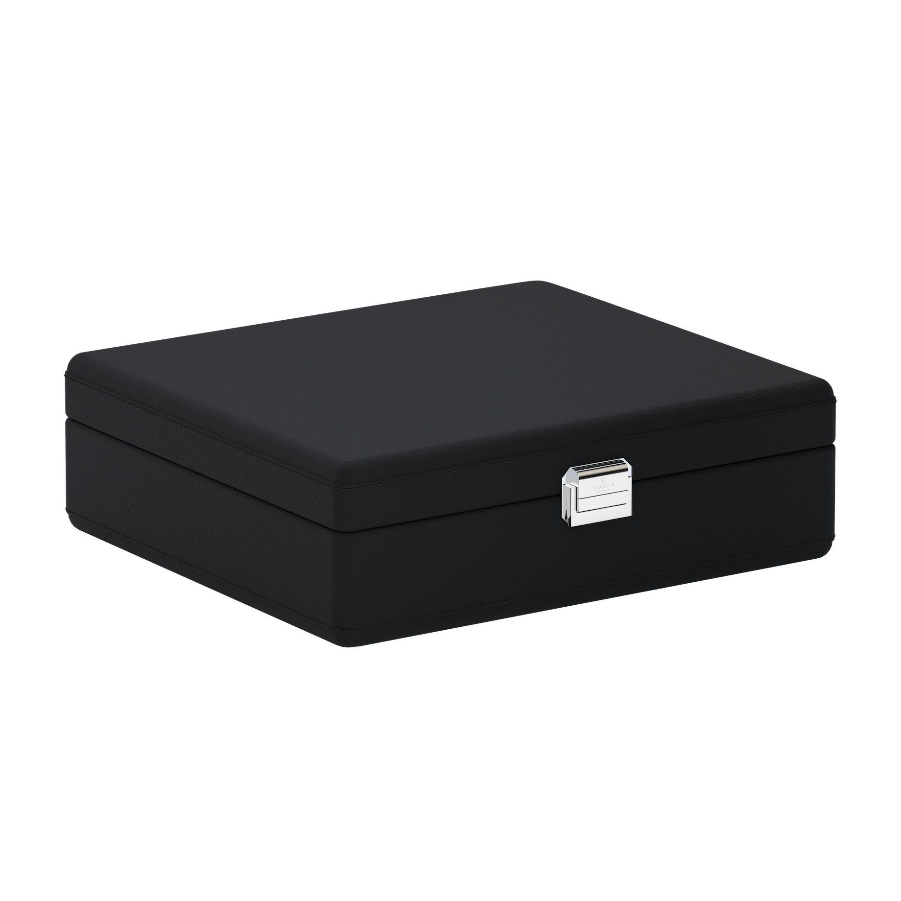 Valigetta 8 Slate Gray leather watch box