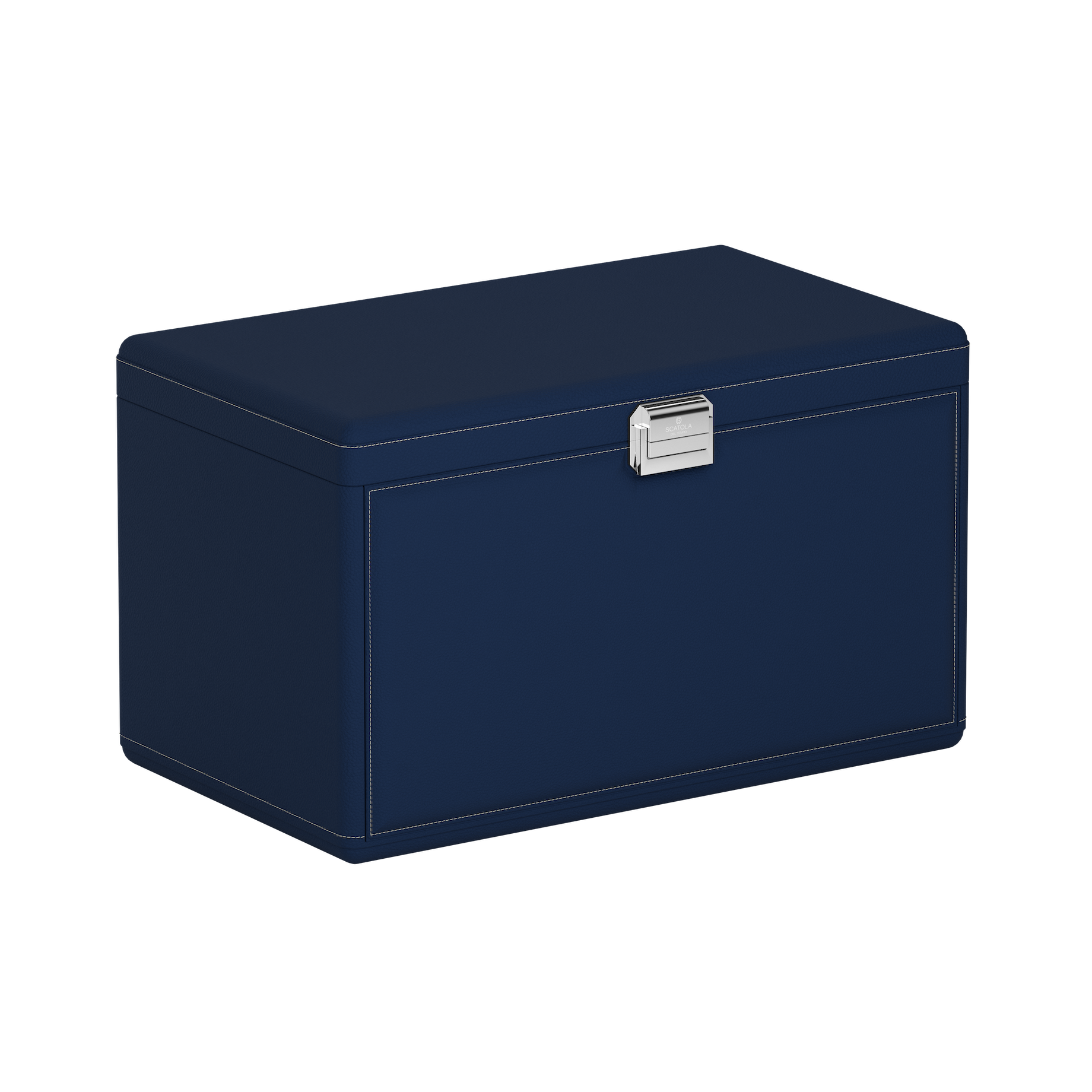 7RT Midnight Blue / Cream leather automatic watch winder