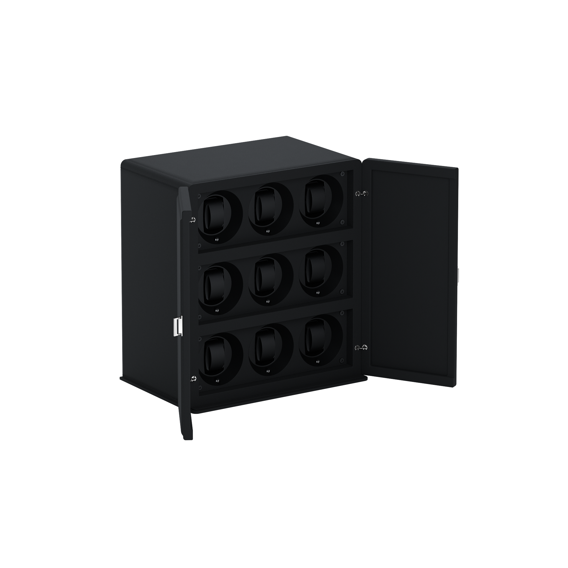 Rotore 9 Intense Black automatic watch winder cabinet