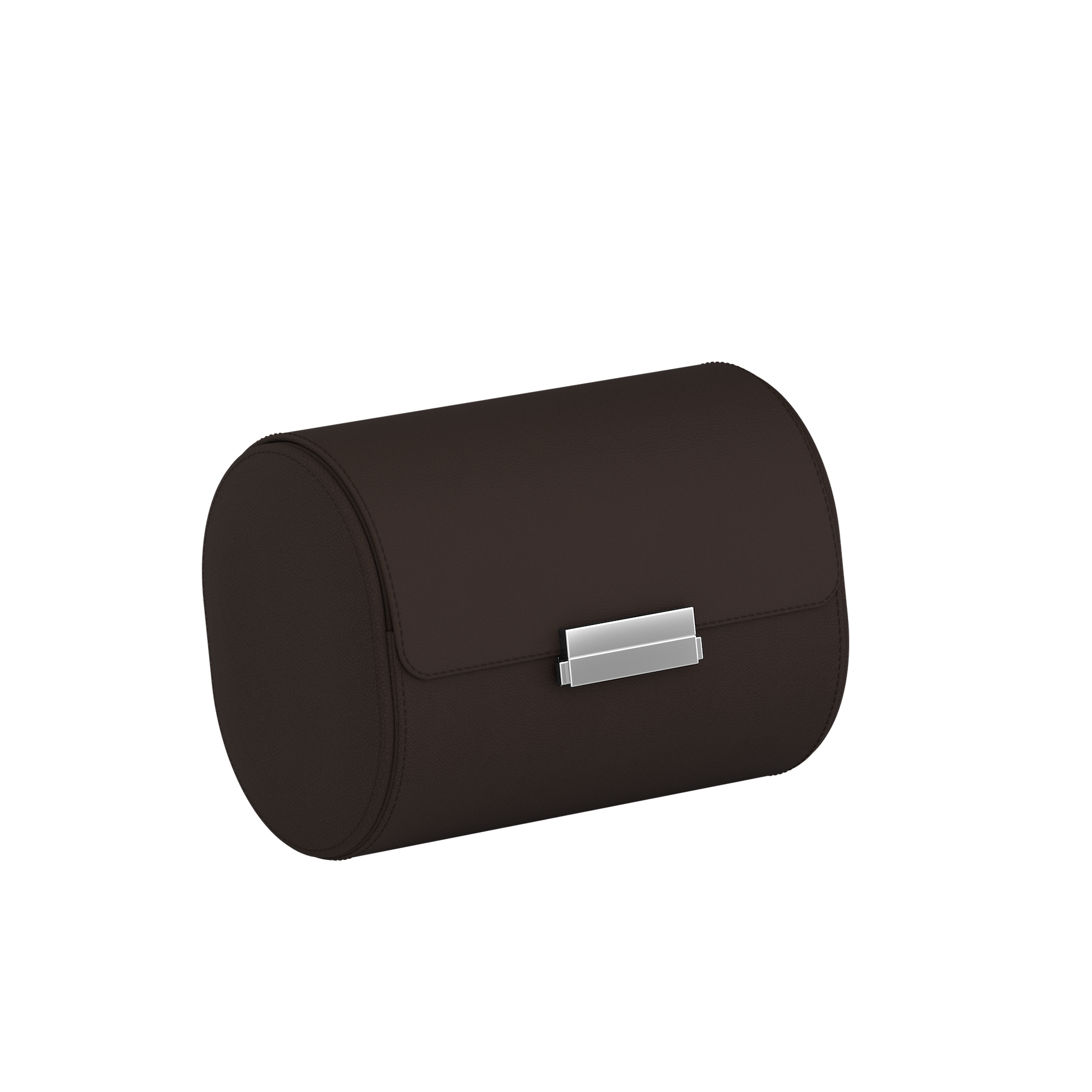 Pochette 2 Chocolate Brown leather watch roll