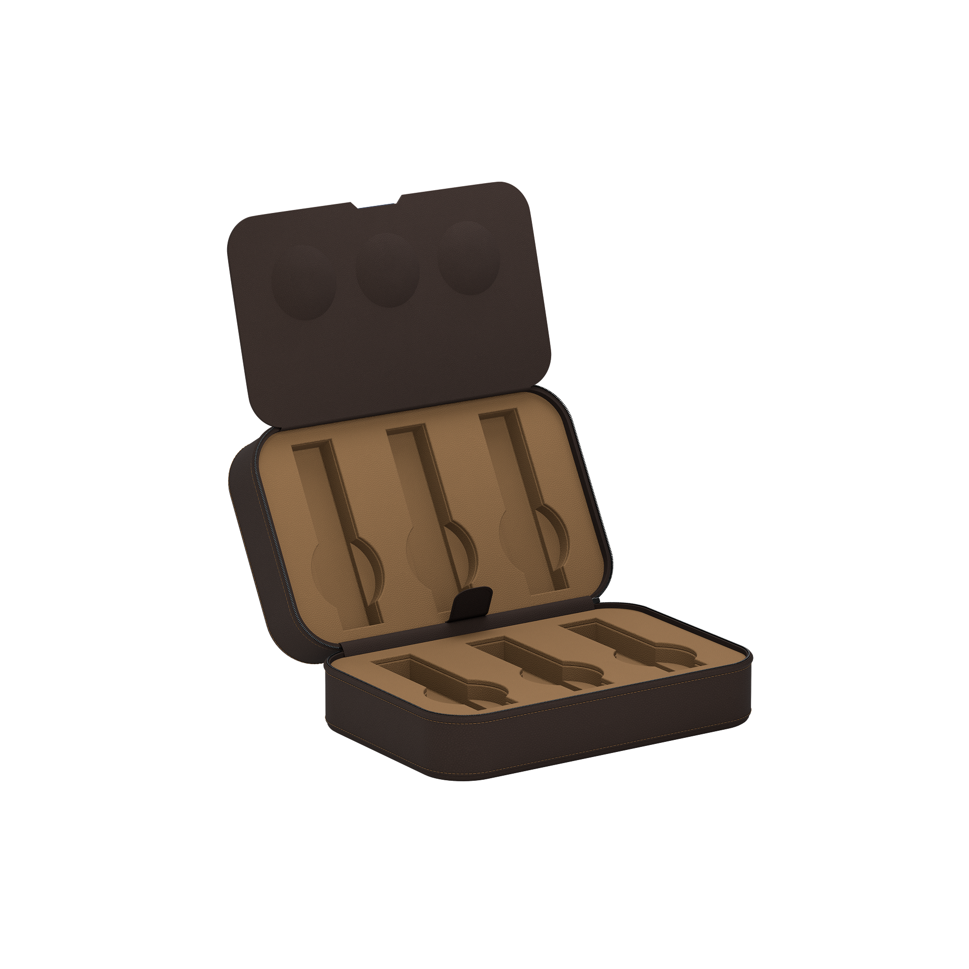 Viaggio 6 Chocolate Brown / Chestnut leather watch case