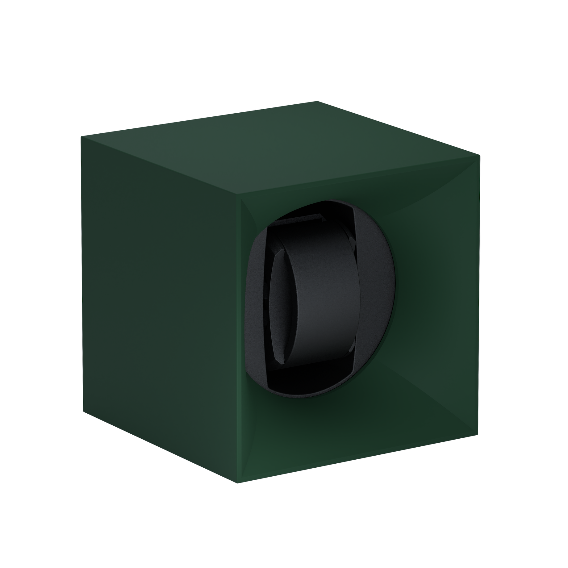 SwissKubik SK01 Green Soft Touch automatic watch winder, reference SK01.STB.002