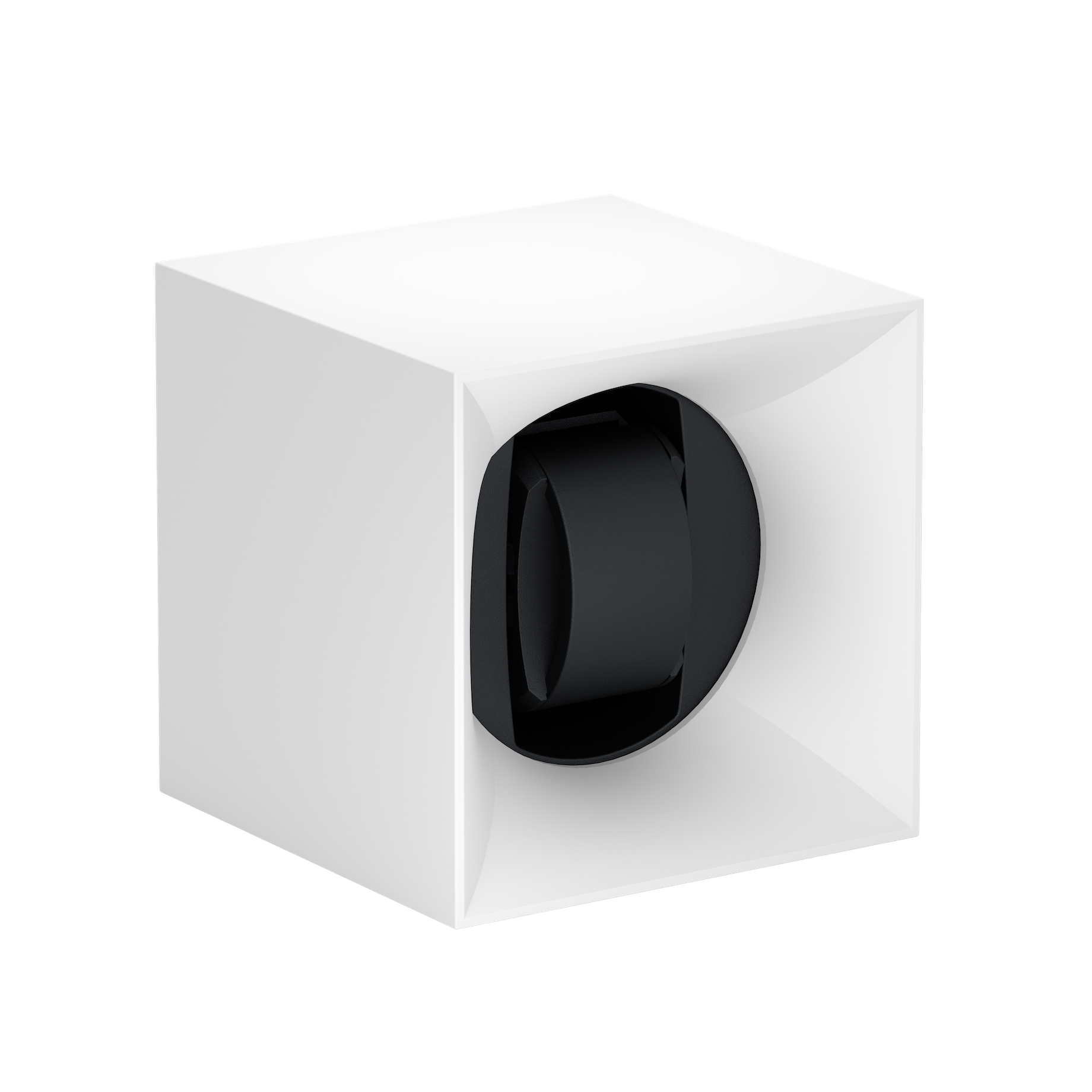 SwissKubik SK01 White Soft Touch automatic watch winder, reference SK01.STB.013