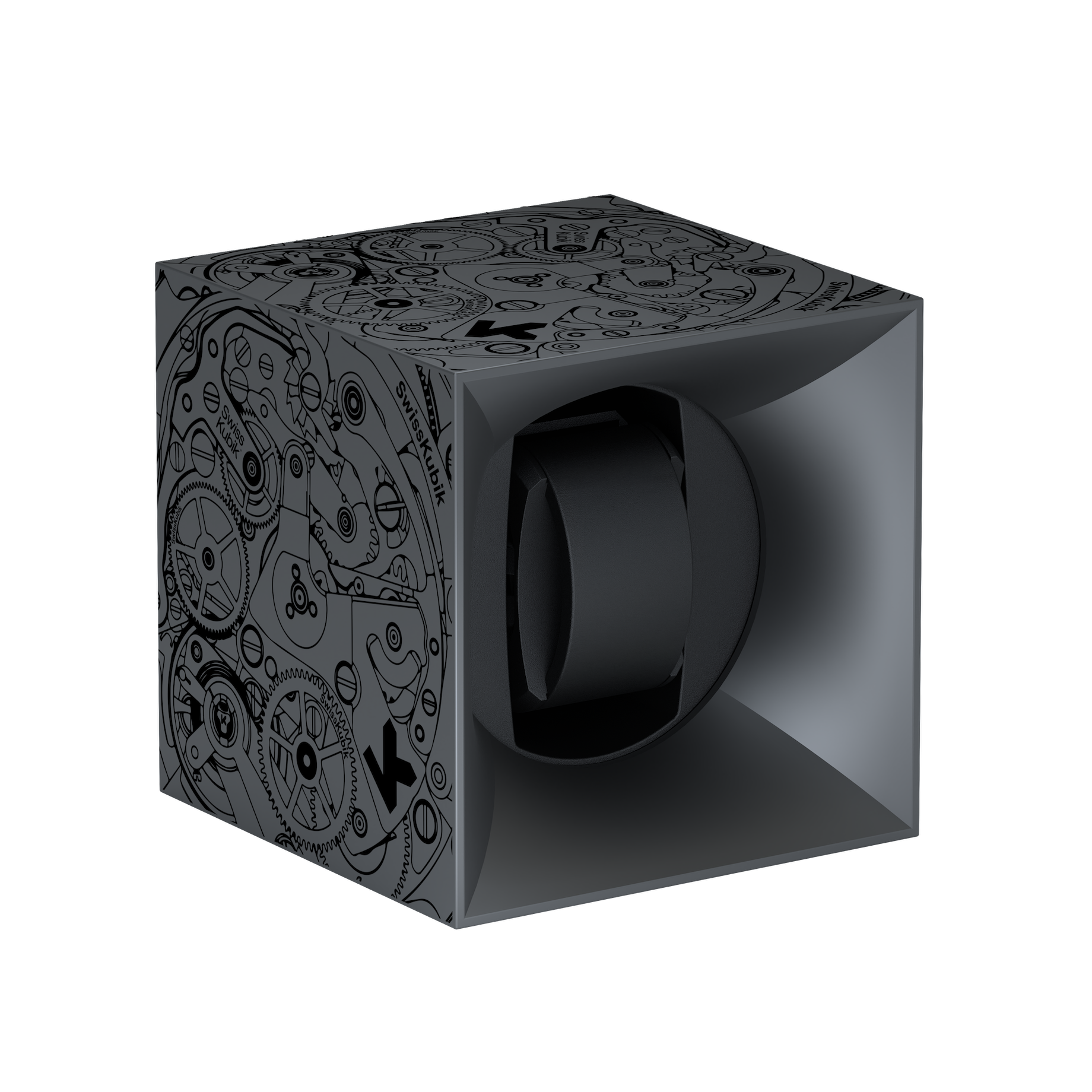 Silver Soft Touch Black Movement