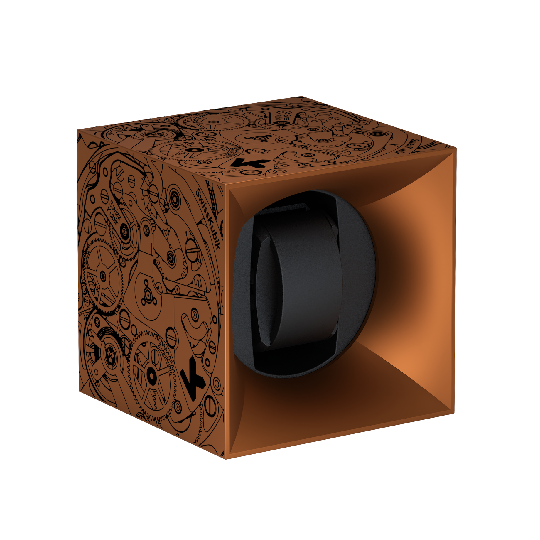 Bronze Soft Touch Black Movement