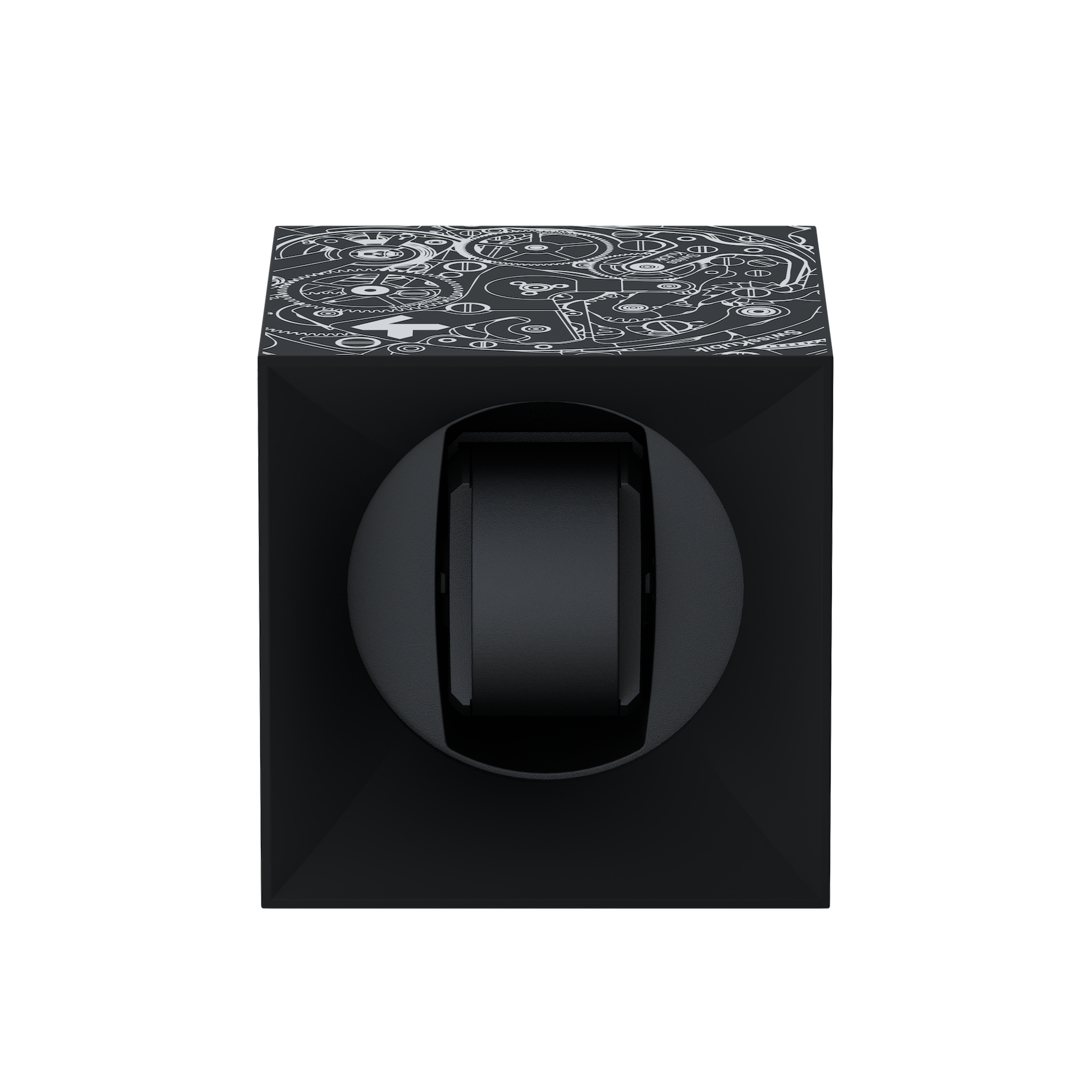 Black Soft Touch White Movement