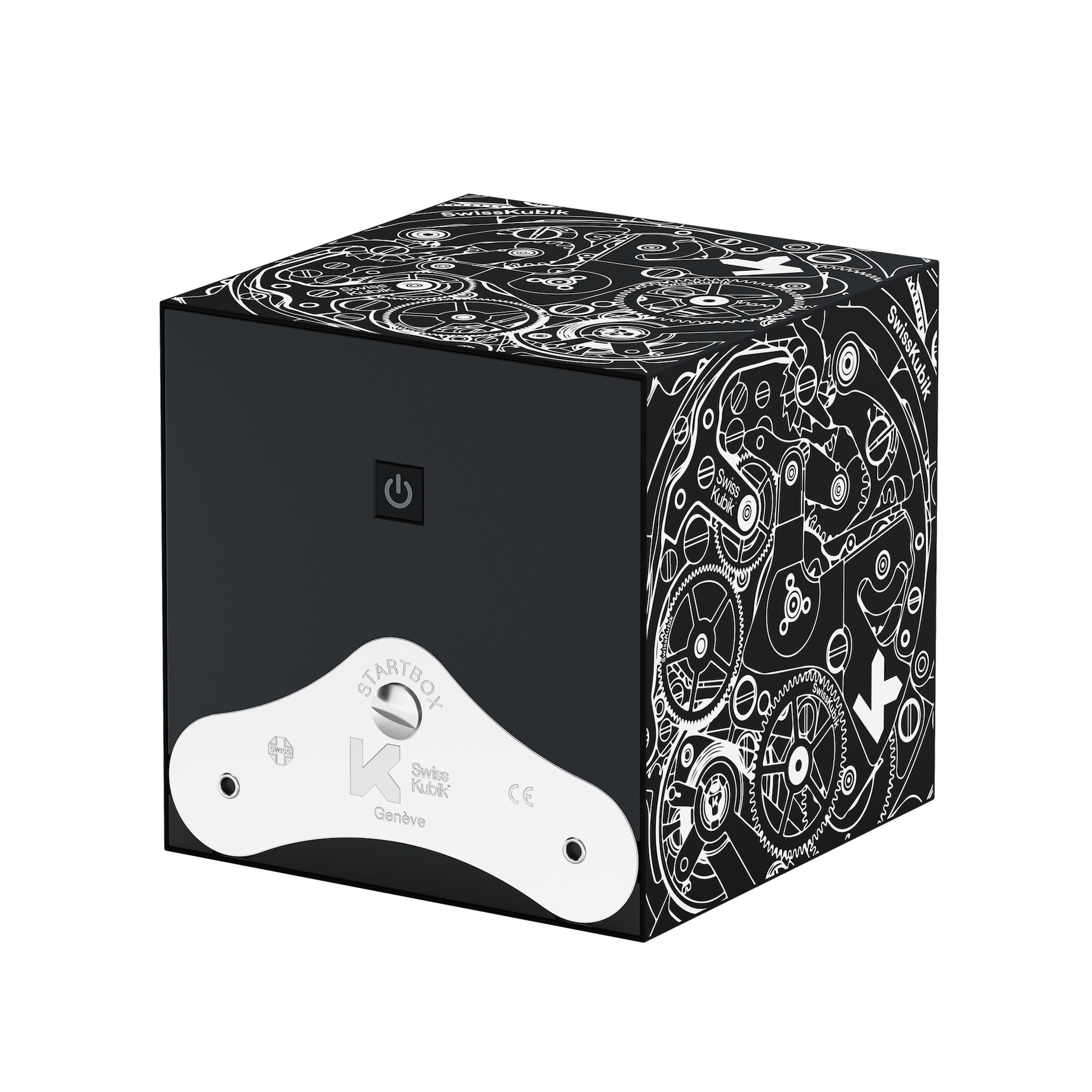 Black Soft Touch White Movement