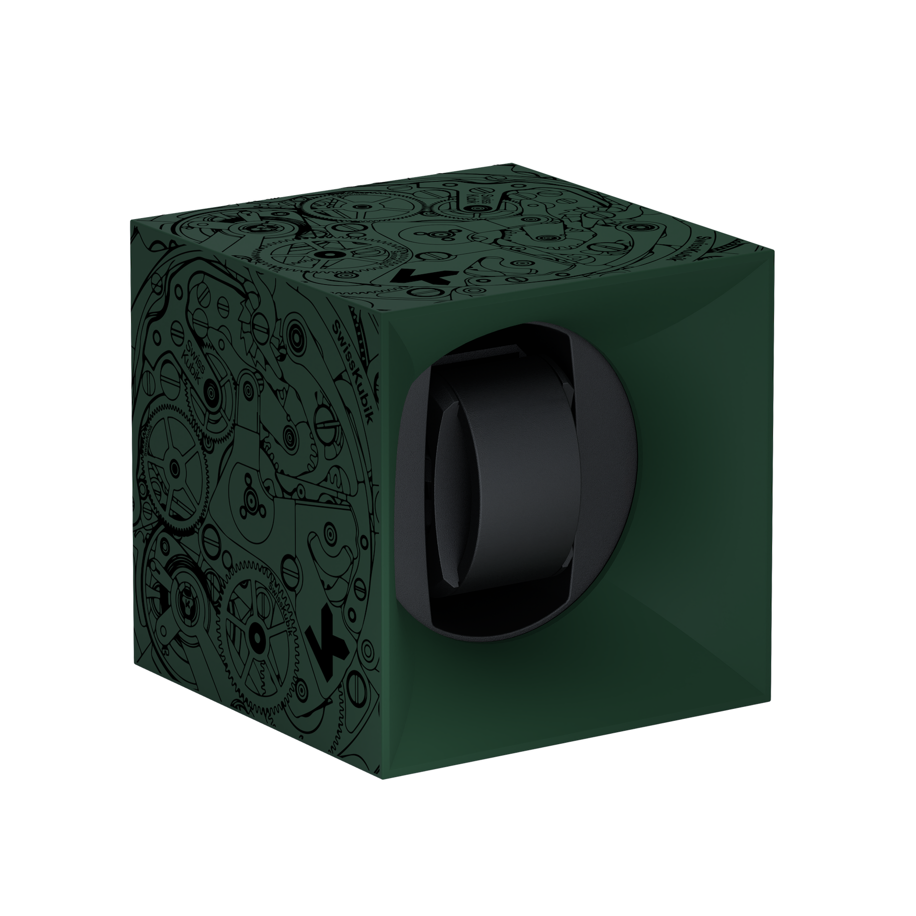Green Soft Touch Black Movement