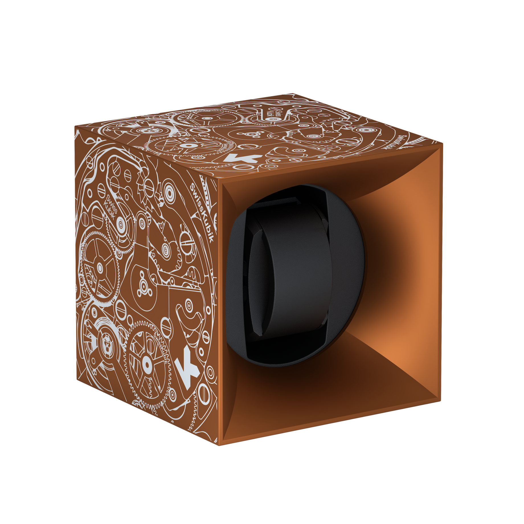 Bronze Soft Touch White Movement