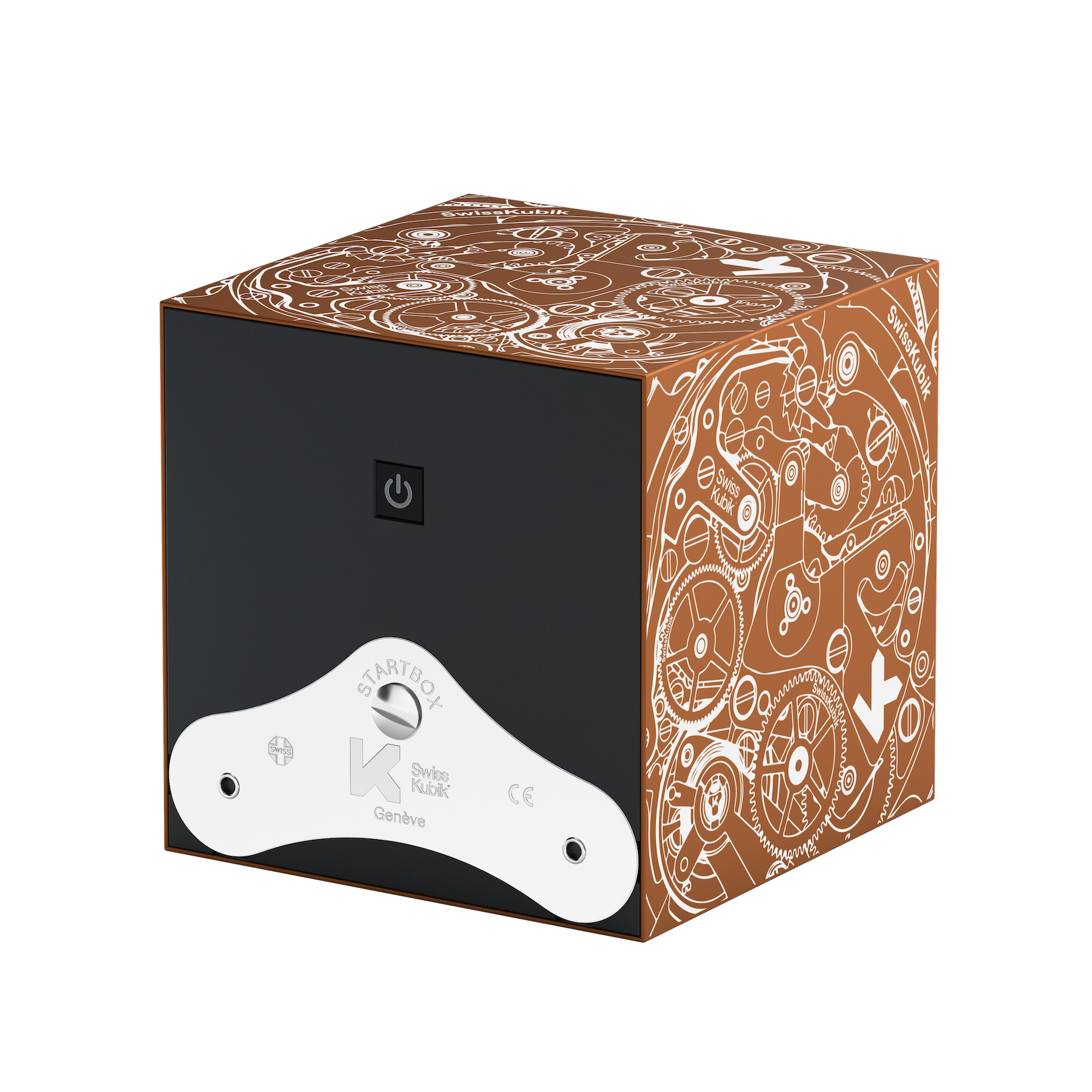 Bronze Soft Touch White Movement