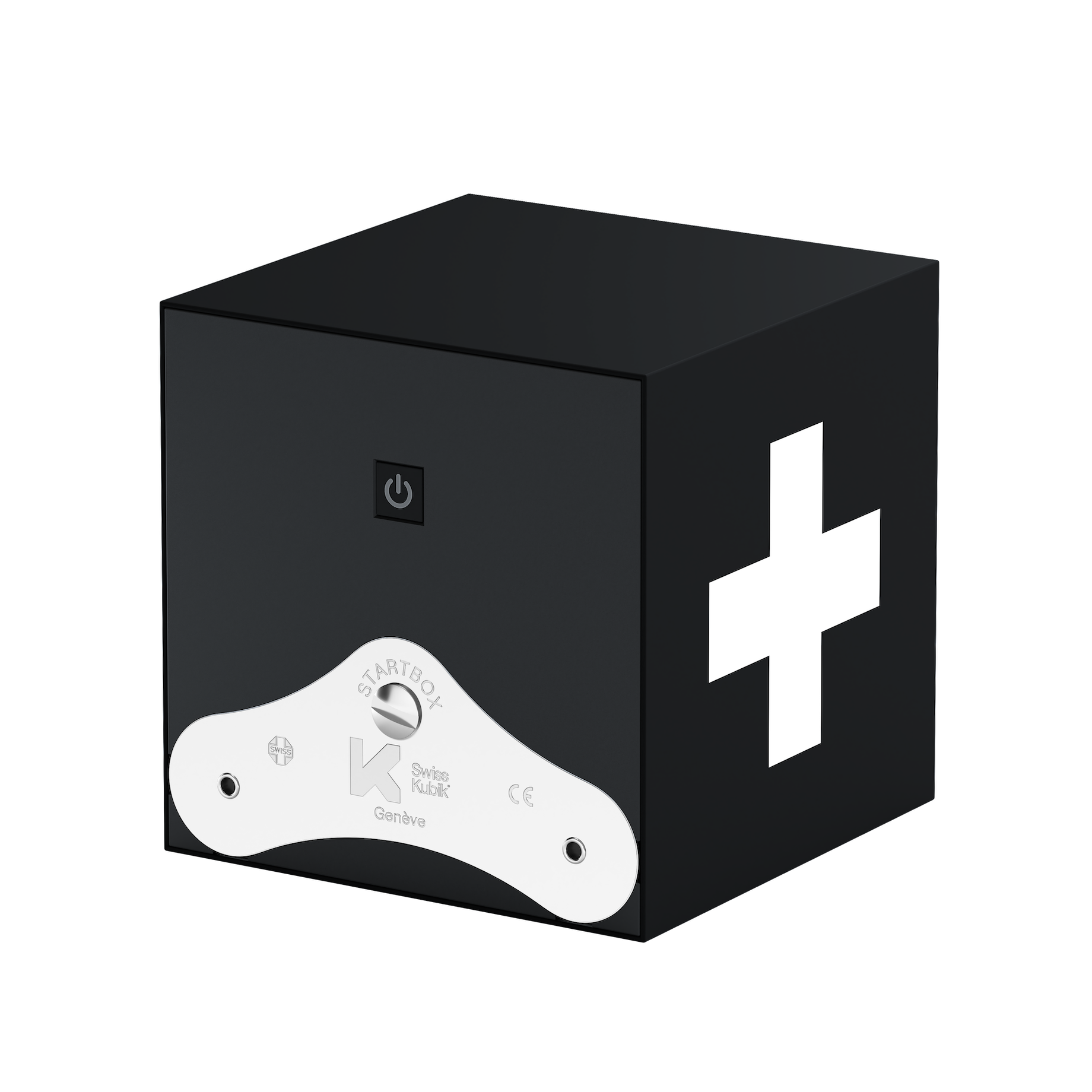 Black Soft Touch Swiss Cross