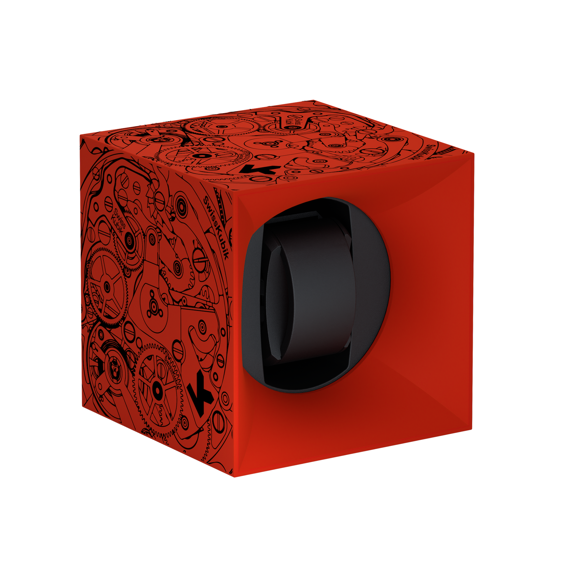 Red Soft Touch Black Movement